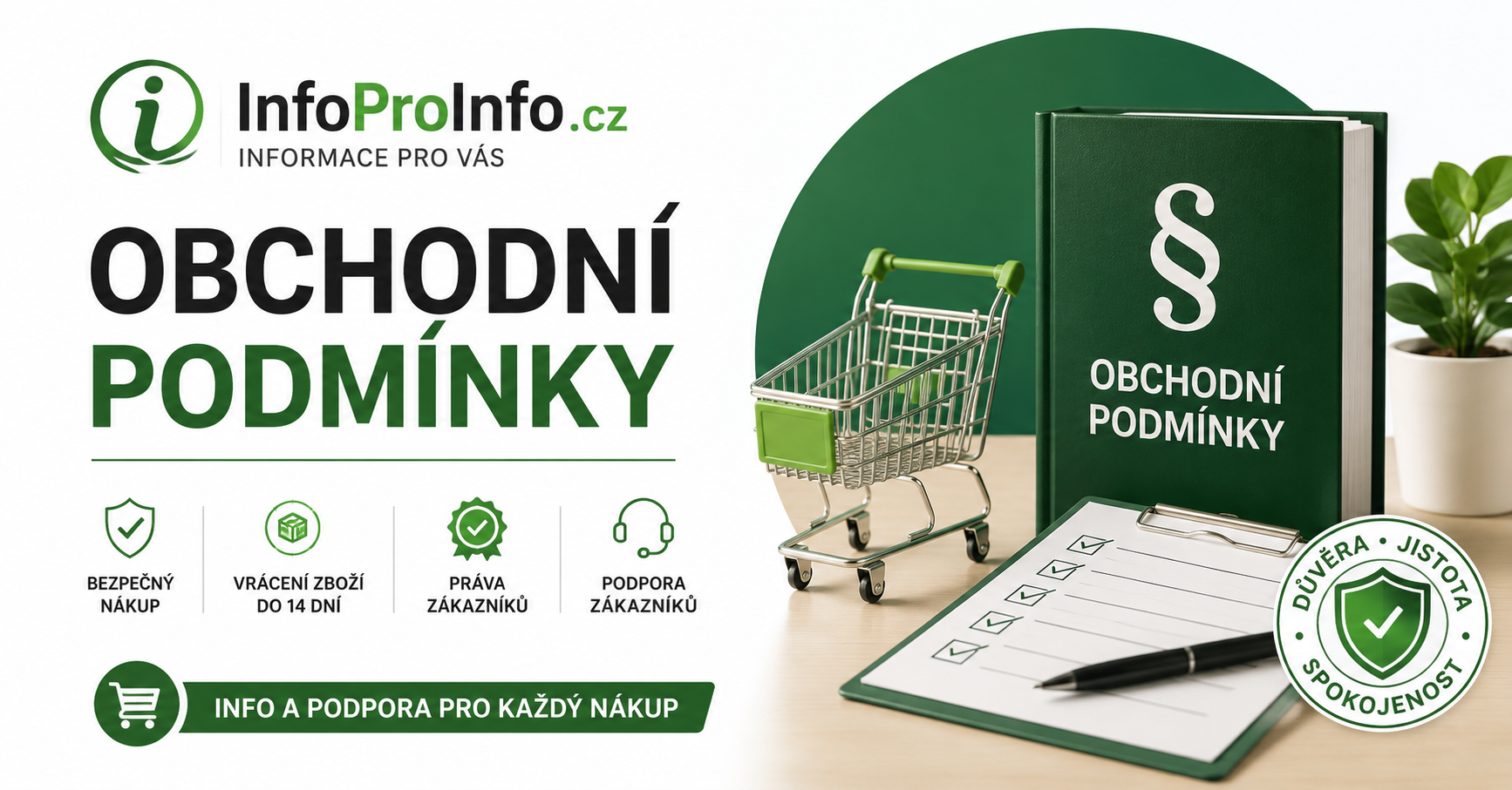 Obchodní podmínky podnikatele Radovana Segeta, provozovatele internetového obchodu InfoProInfo.cz