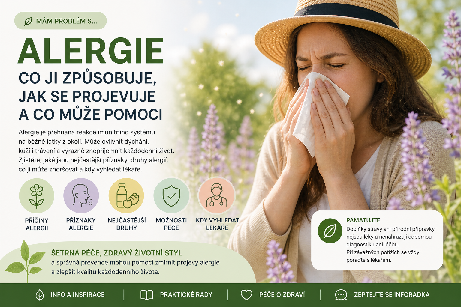 Alergie: proč vzniká, jak se projevuje a kdy ji řešit s odborníkem