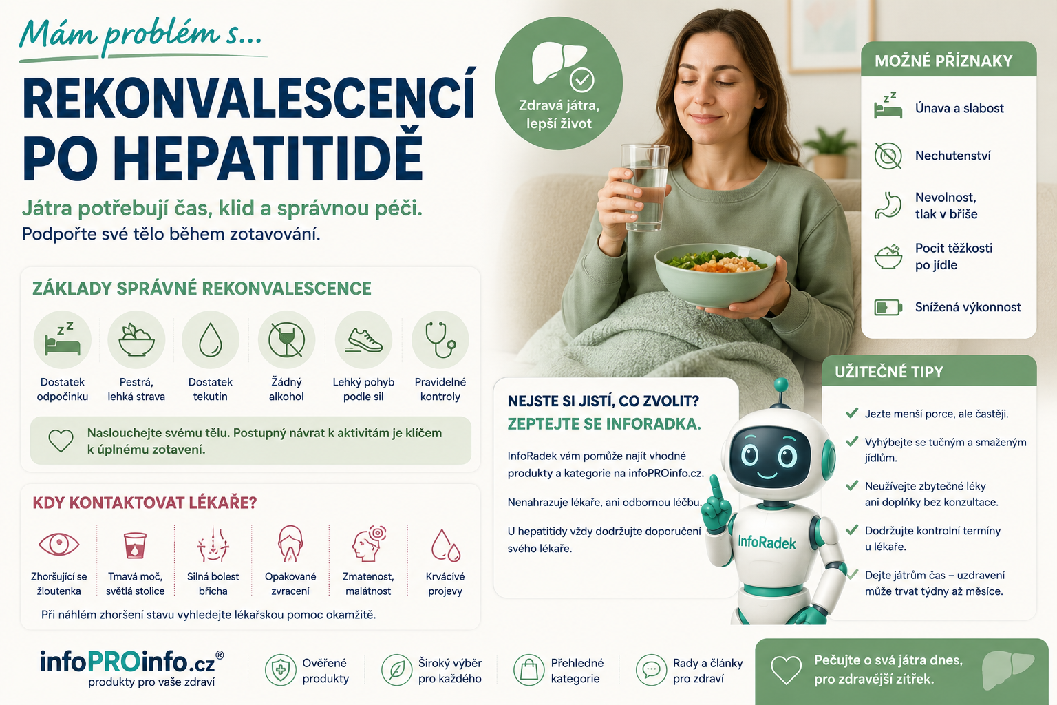 Rekonvalescence po hepatitidě: játra, únava, režim a kdy se poradit s lékařem