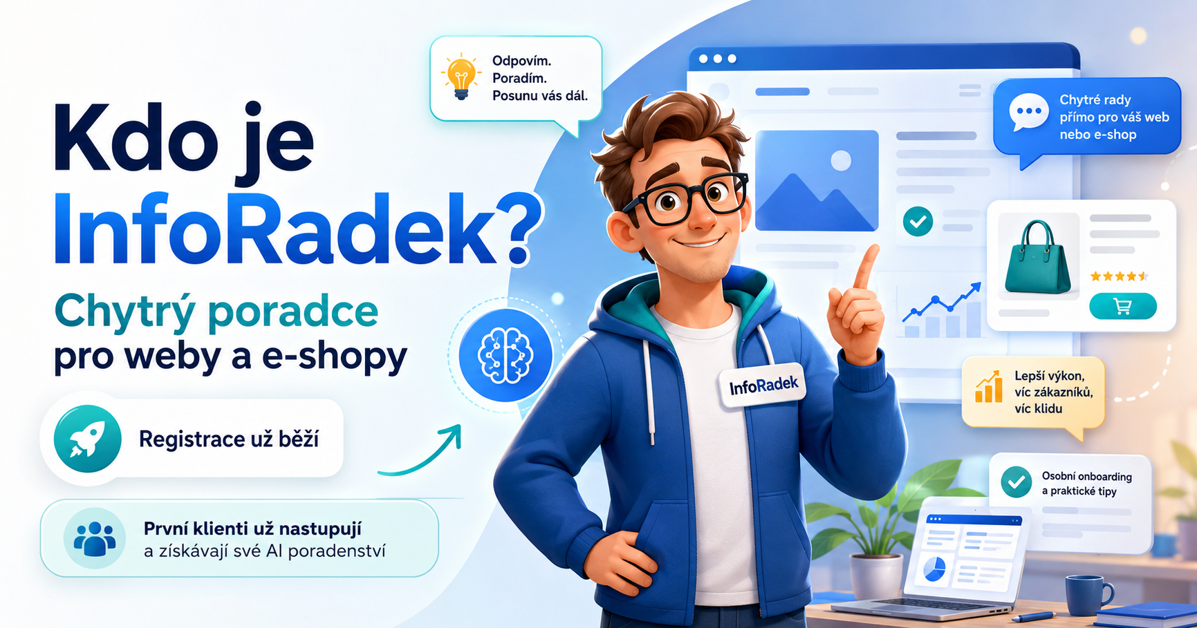 Od maskota e-shopu k chytrému poradci pro weby a e-shopy