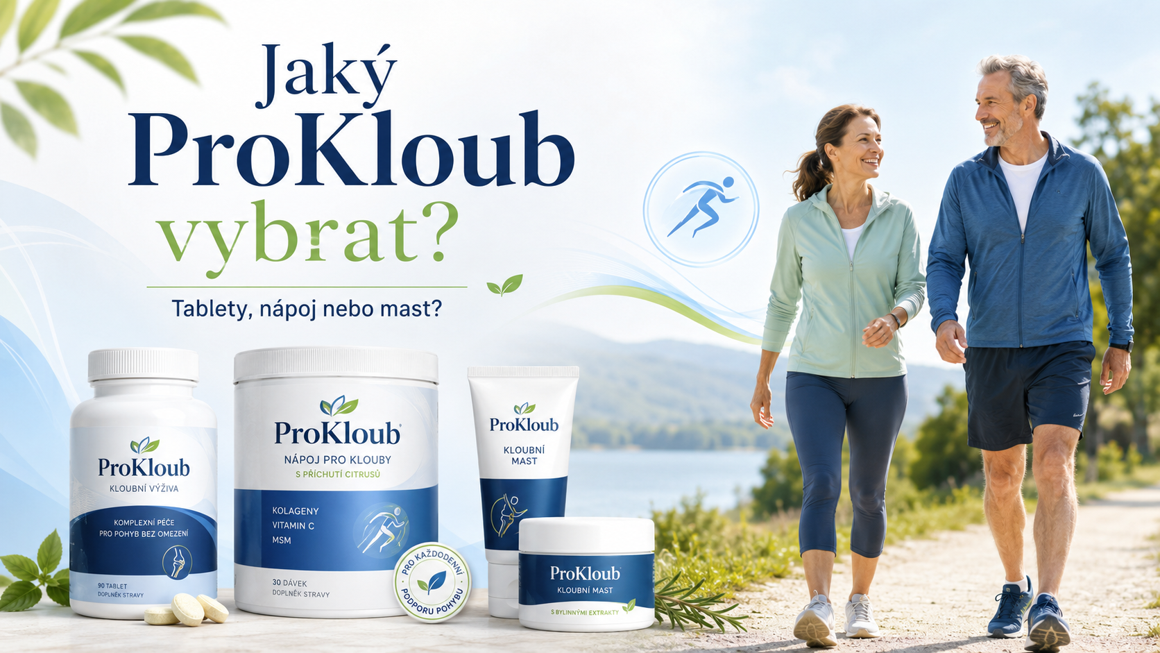 Jaký ProKloub vybrat? Přehled kloubní výživy, tablet, nápojů a masti