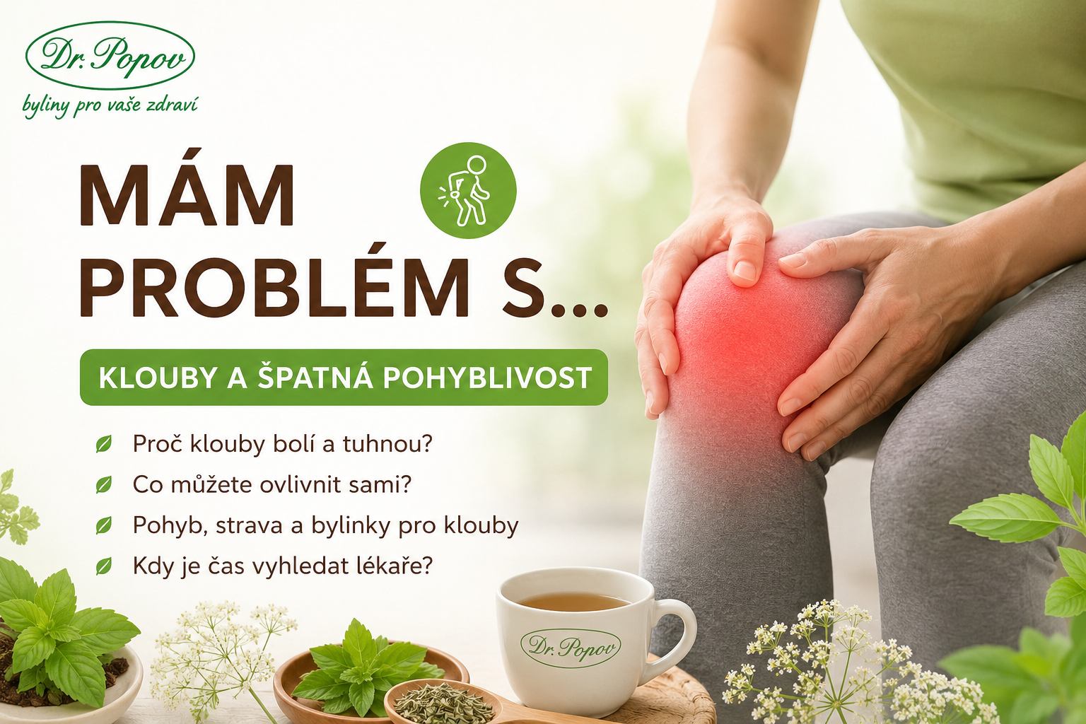 Klouby a špatná pohyblivost – co pomáhá a jak o klouby pečovat