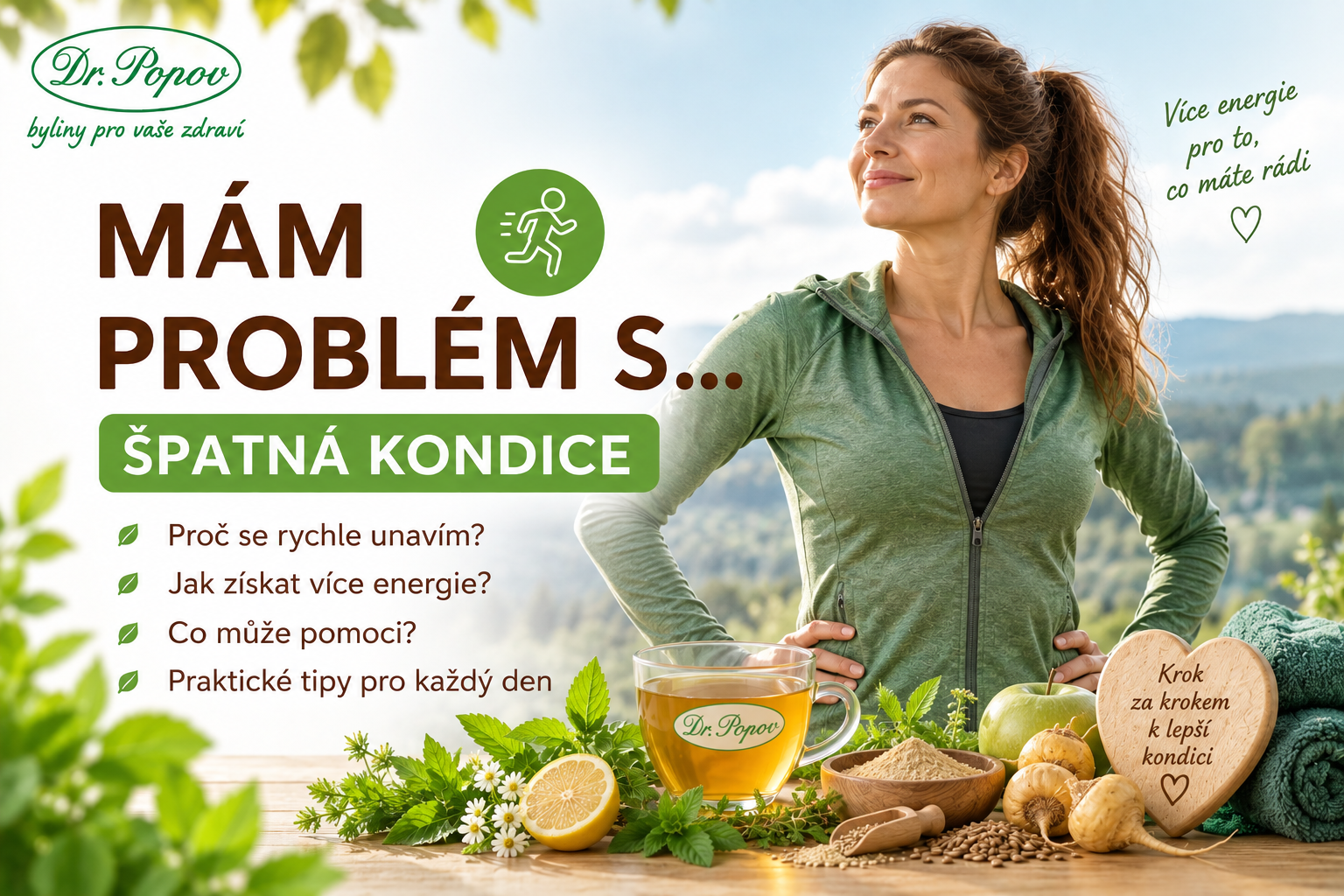 Špatná kondice – když rychle dochází dech a energie