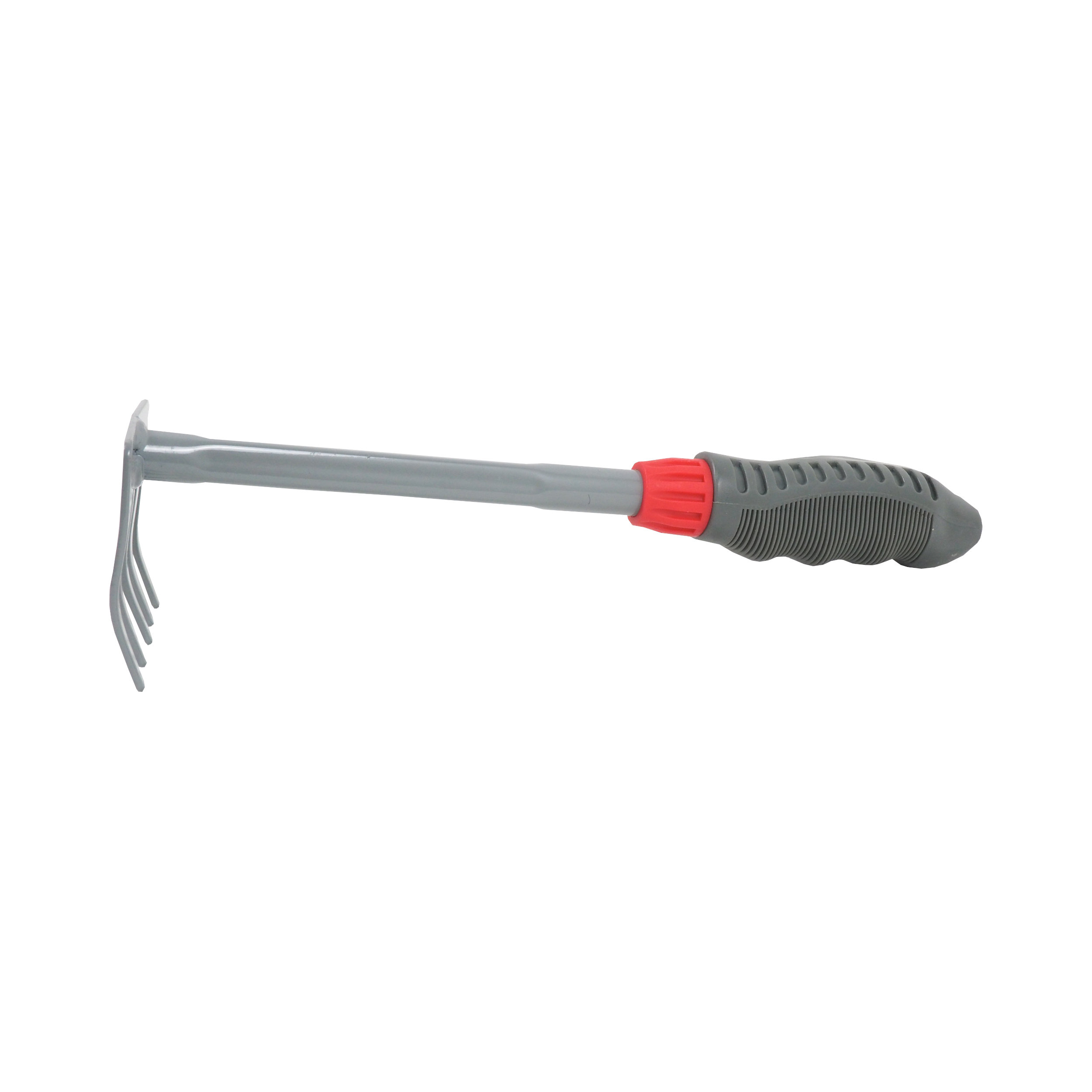 TOPTRADE ruční mini hrábě, 5 zubů, 28 cm (kov/PP)