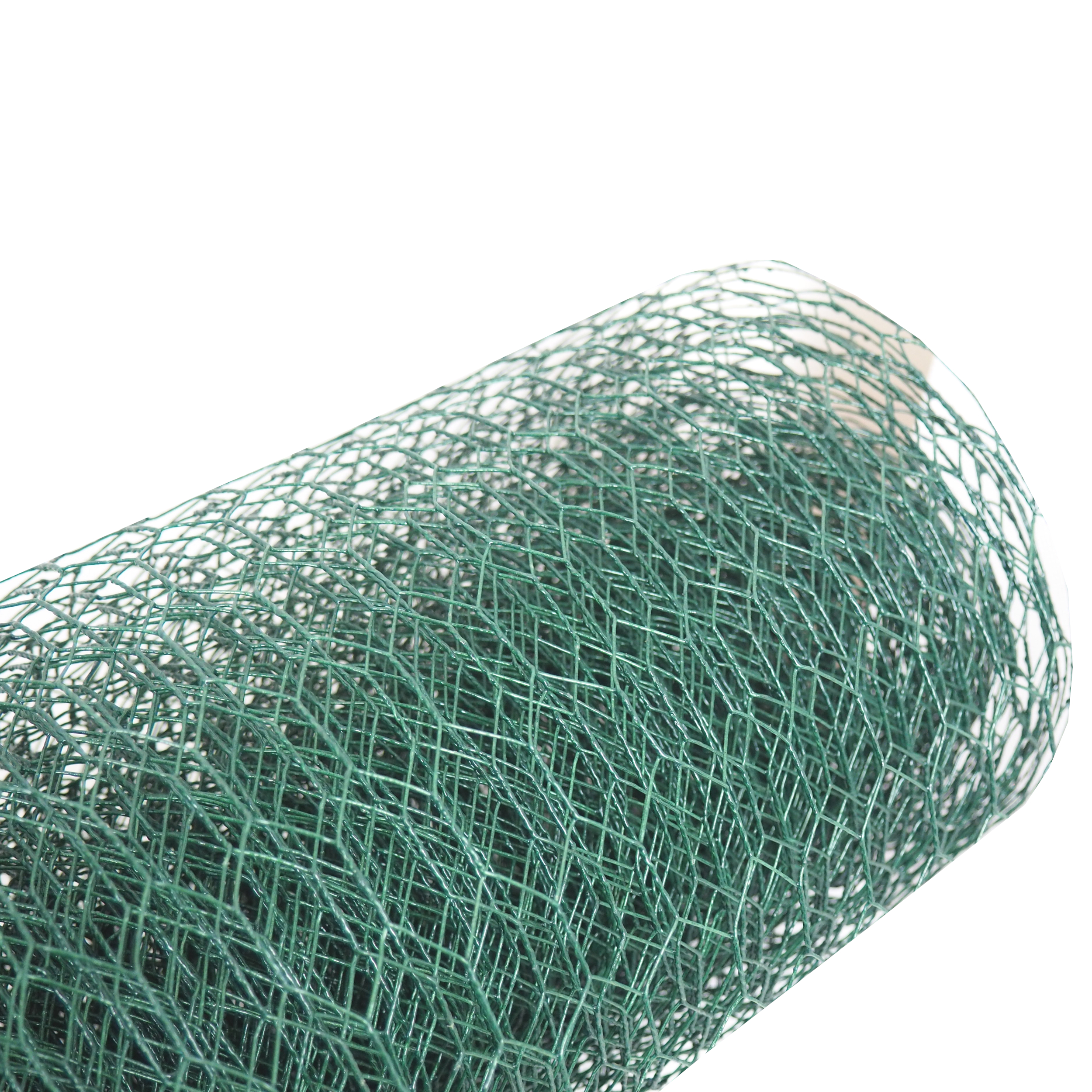 TOPTRADE králičí pletivo poplastované, zelené – oko 25 mm, drát 0,9 mm, 1000 × 25 m