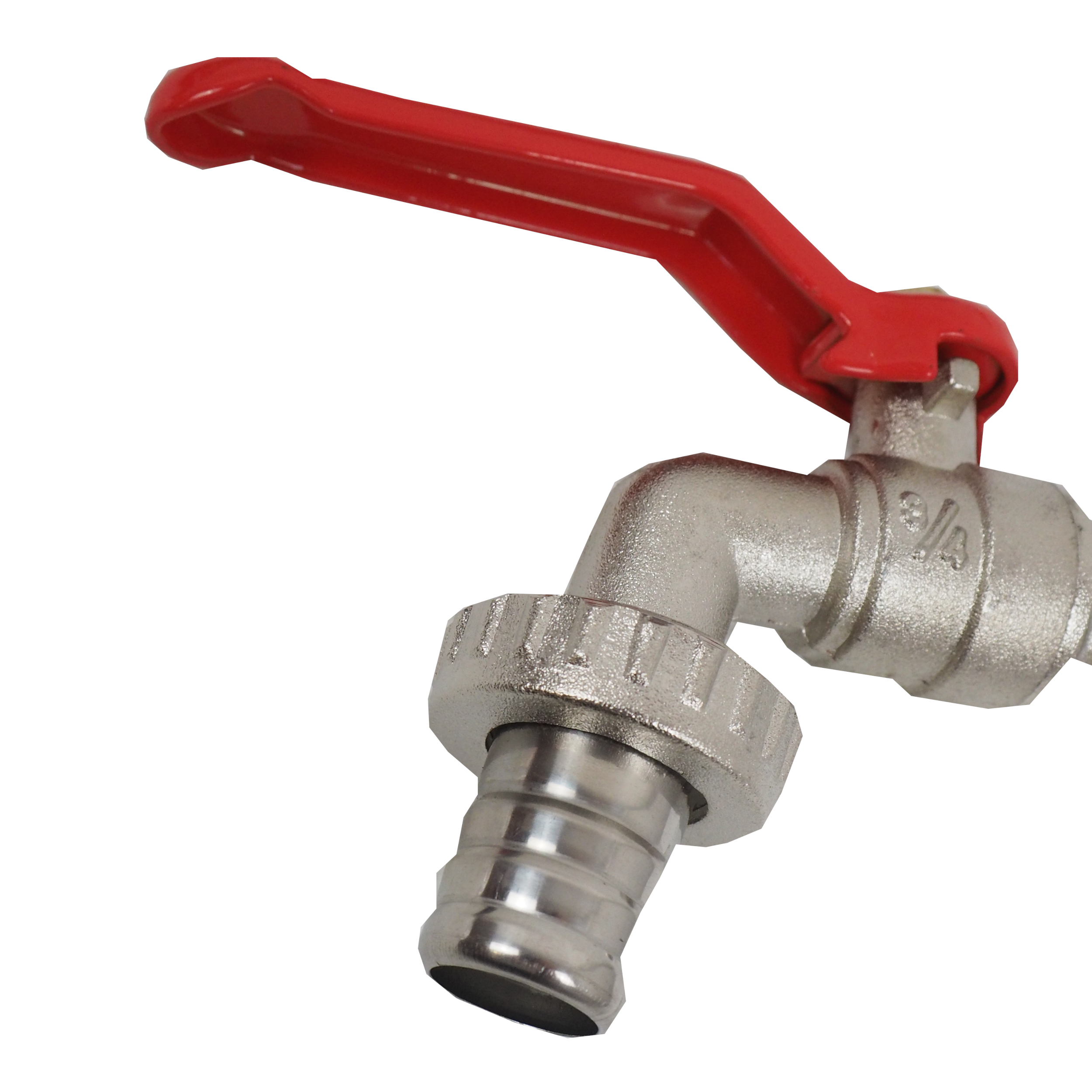 TOPTRADE zahradní ventil 3/4" – pákový kohout se šroubením na hadici