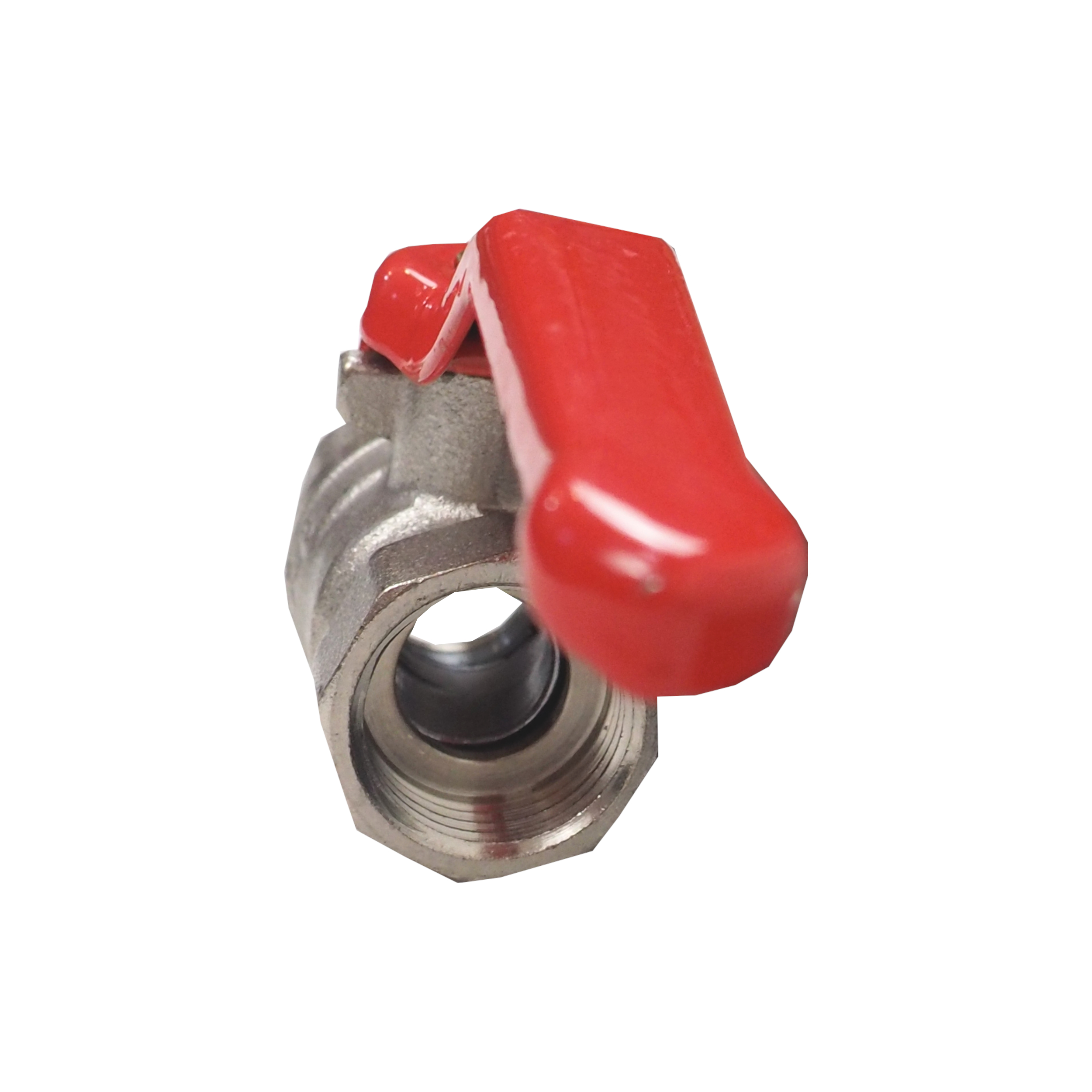 TOPTRADE zahradní kulový ventil 1/2" – pákový, se šroubením na hadici