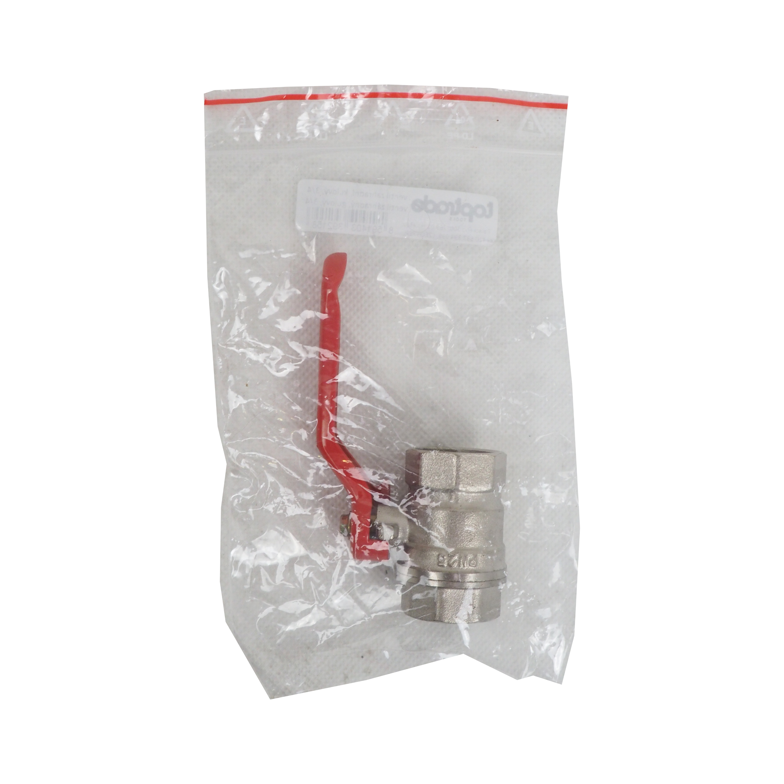TOPTRADE zahradní kulový ventil 3/4" se šroubením na hadici