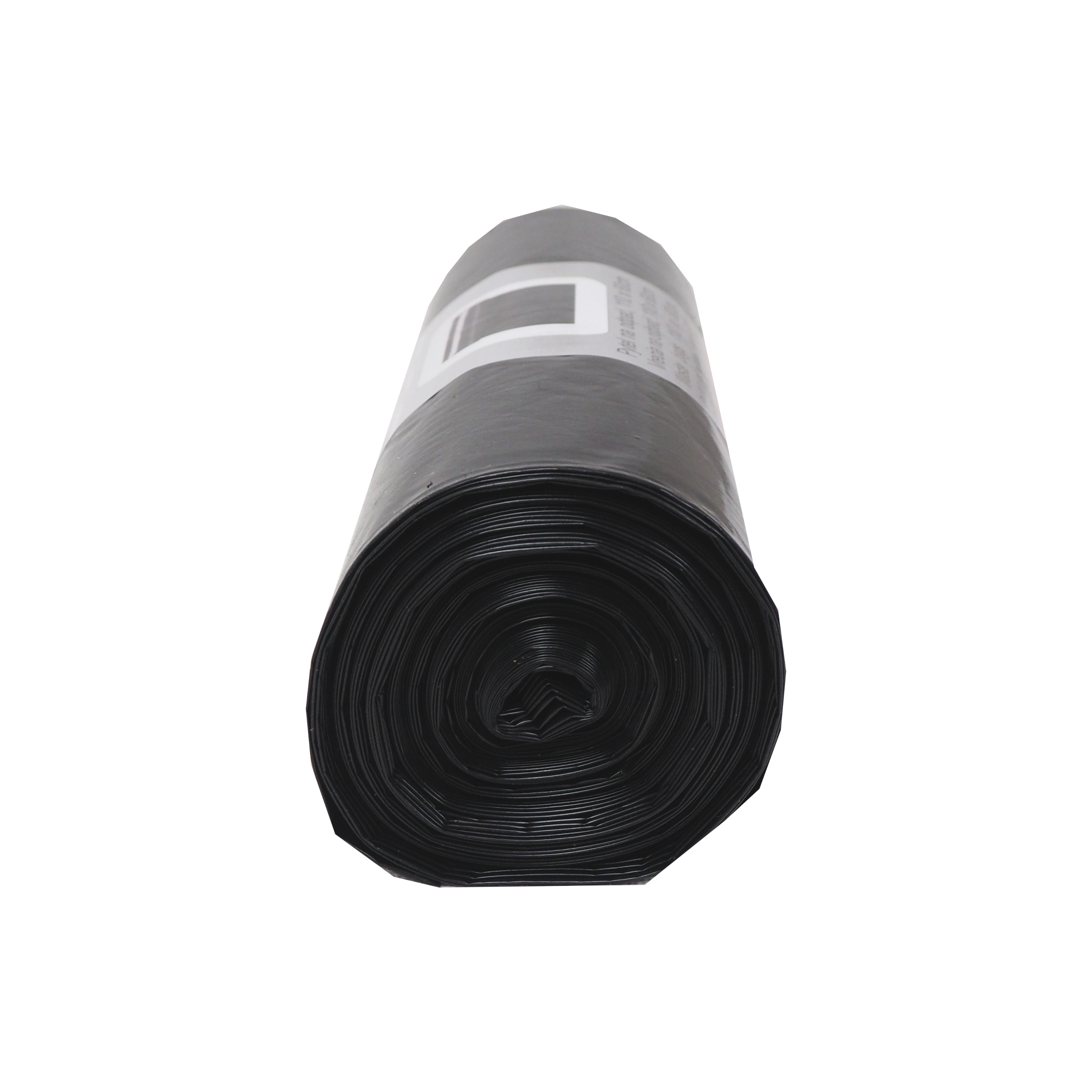 TOPTRADE pytle na odpad 120 l, 80 µm, 10 ks, černé