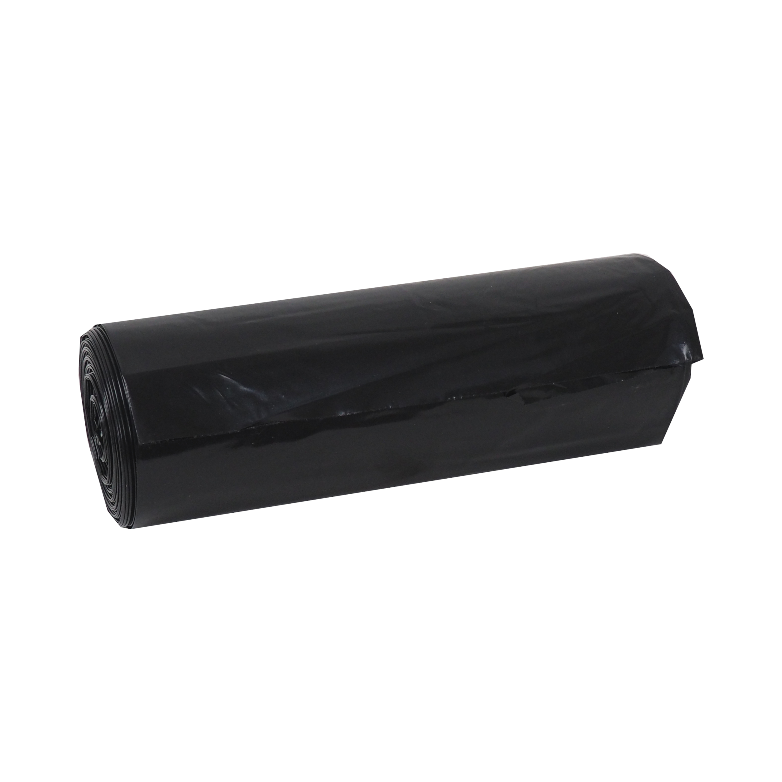 TOPTRADE pytle na odpad 120 l, 90 µm, 25 ks, černé (LDPE)