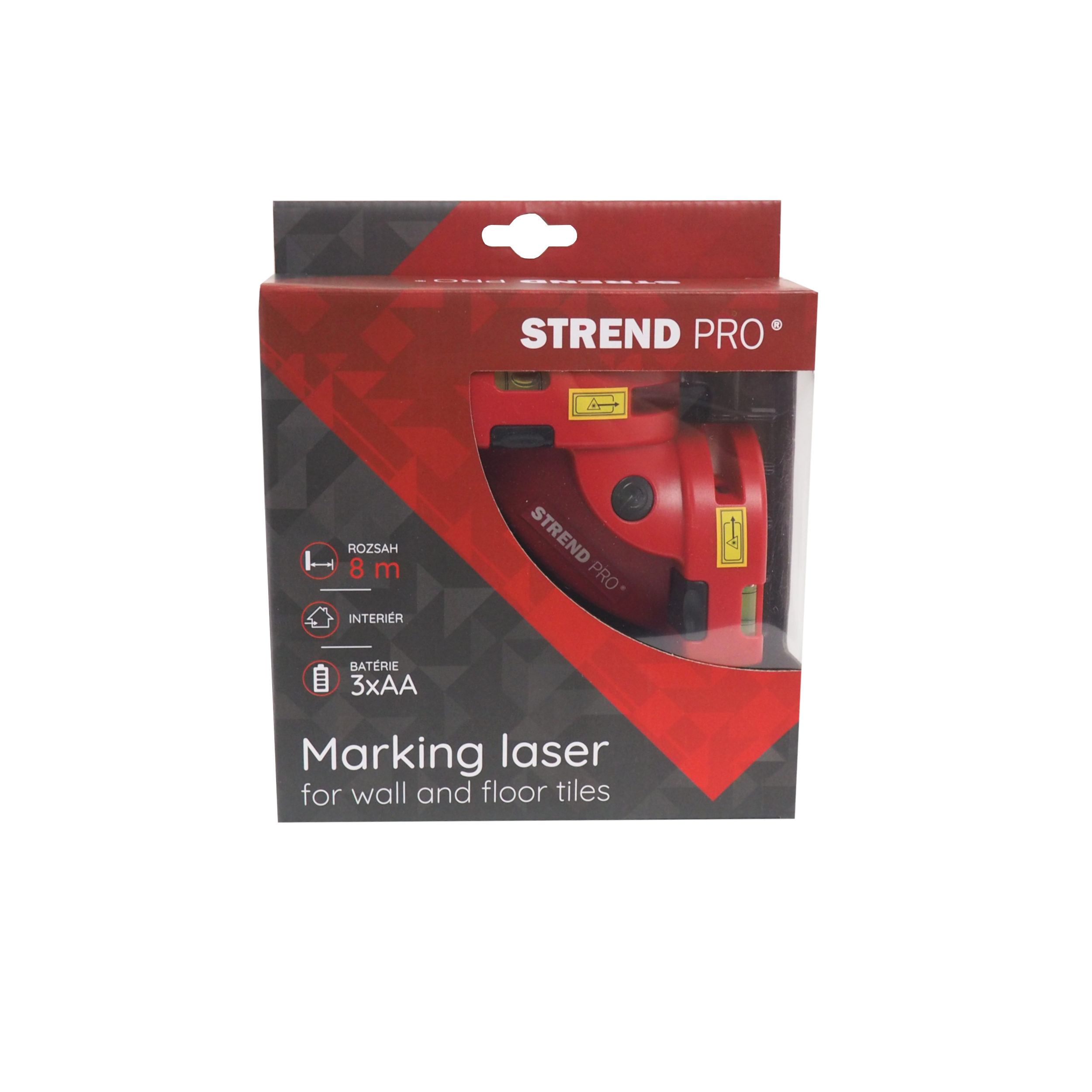 Strend Pro TL90 vytyčovací laser na podlahy a obklady, 8 m