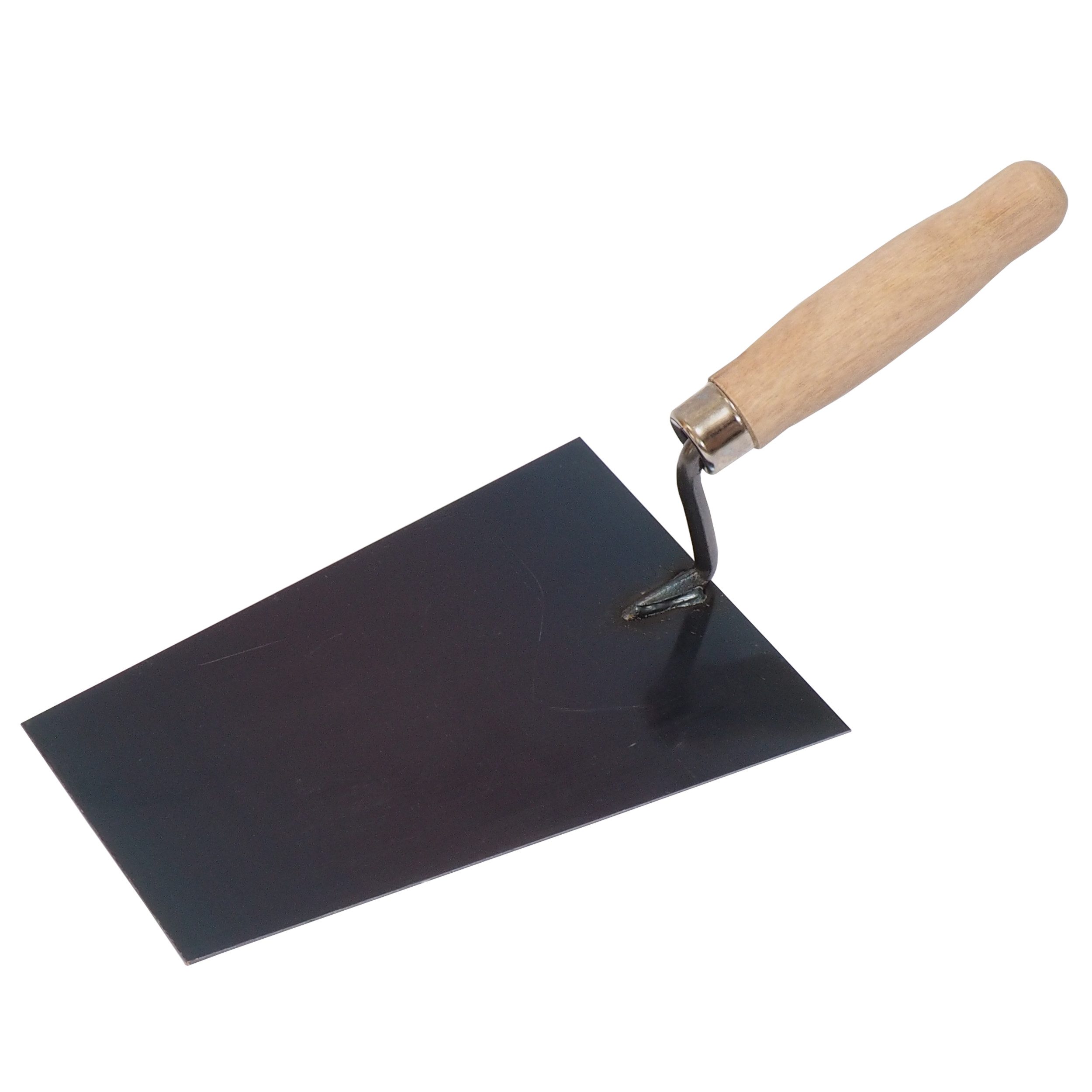TOPTRADE zednická lžíce, ocelová 200 × 140 mm (profi)