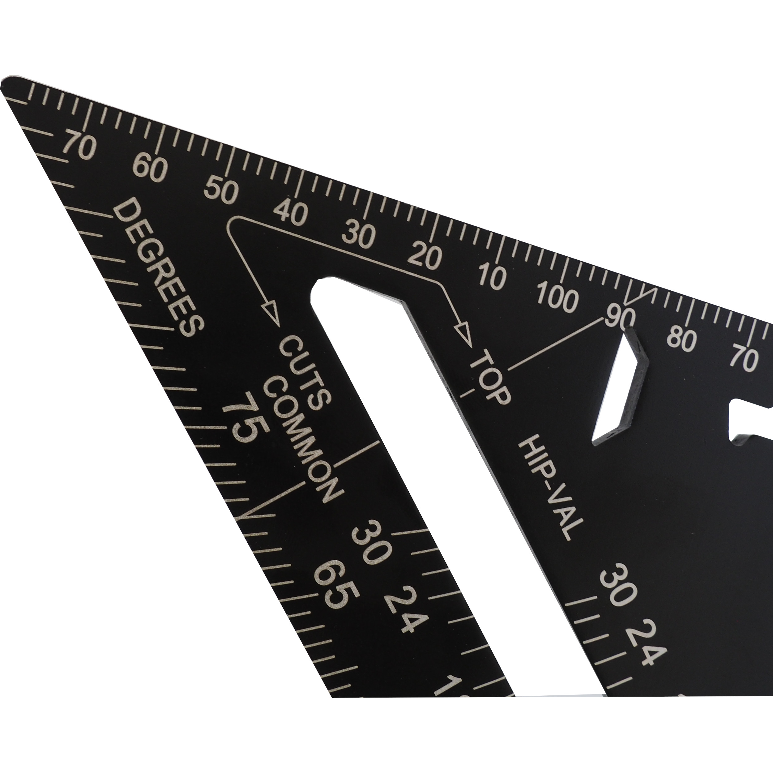 TOPTRADE tesařský trojúhelník hliníkový 180 mm