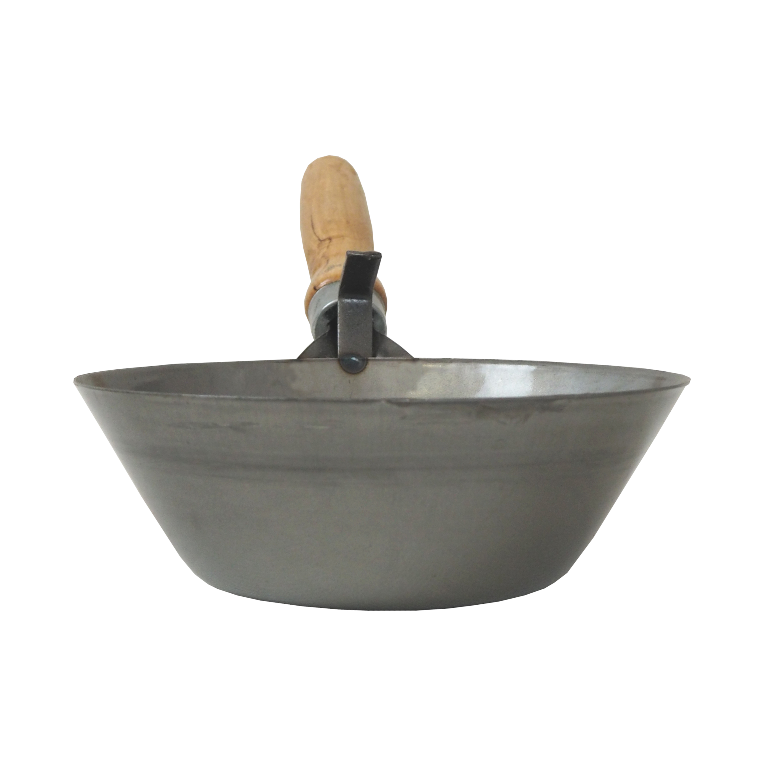 TOPTRADE naběračka s rukojetí, ocelová Ø 160 mm