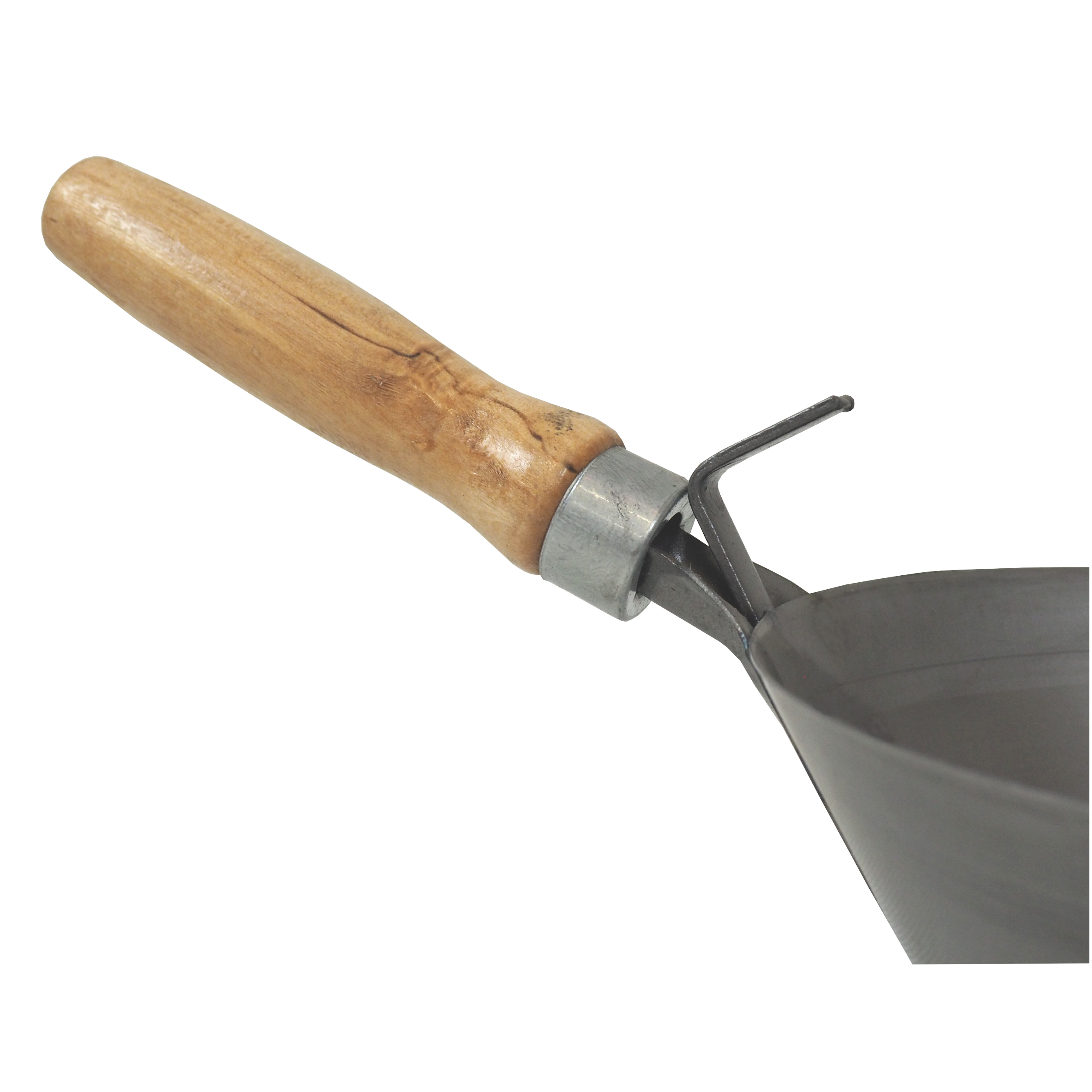TOPTRADE naběračka s rukojetí, ocelová Ø 160 mm