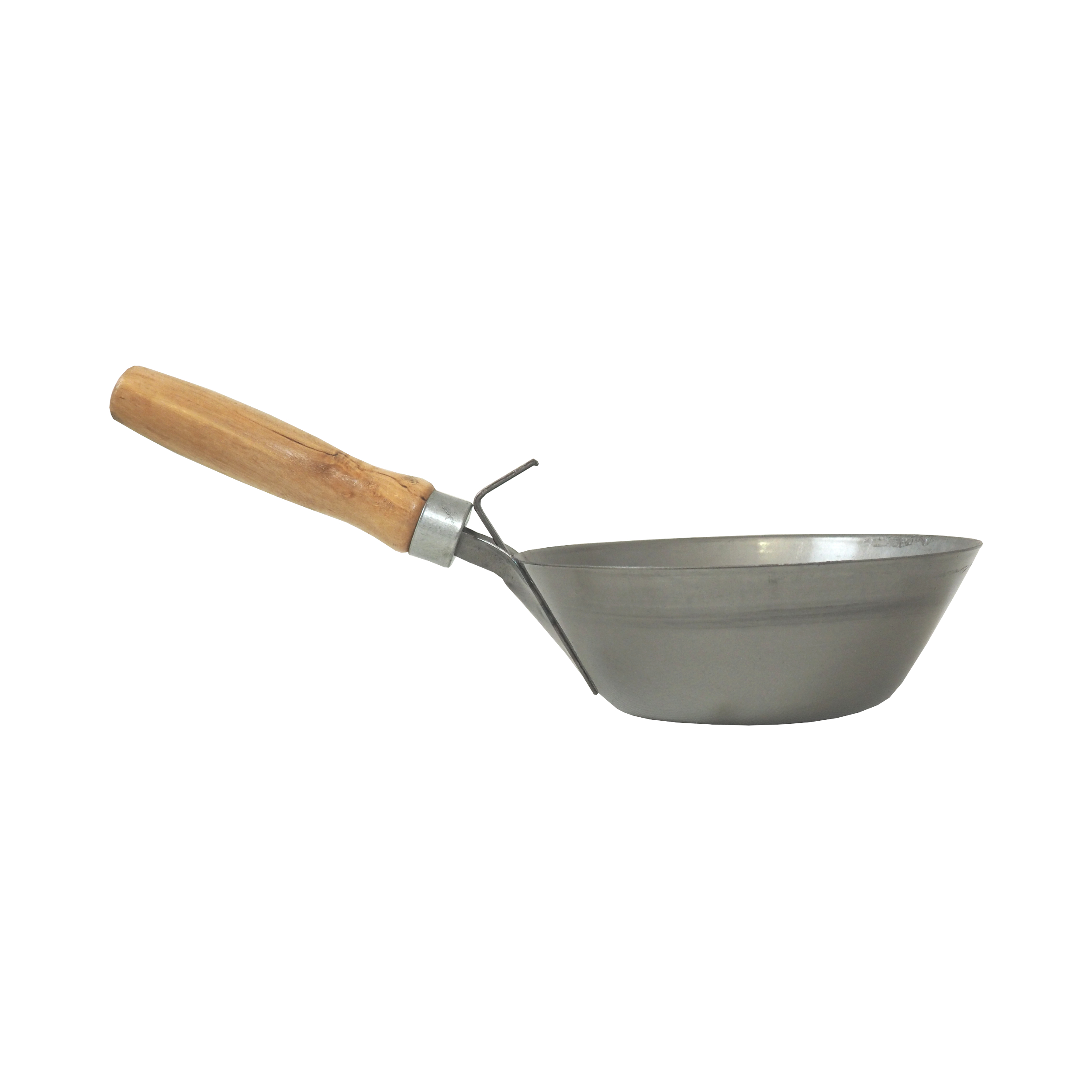 TOPTRADE naběračka s rukojetí, ocelová Ø 210 mm
