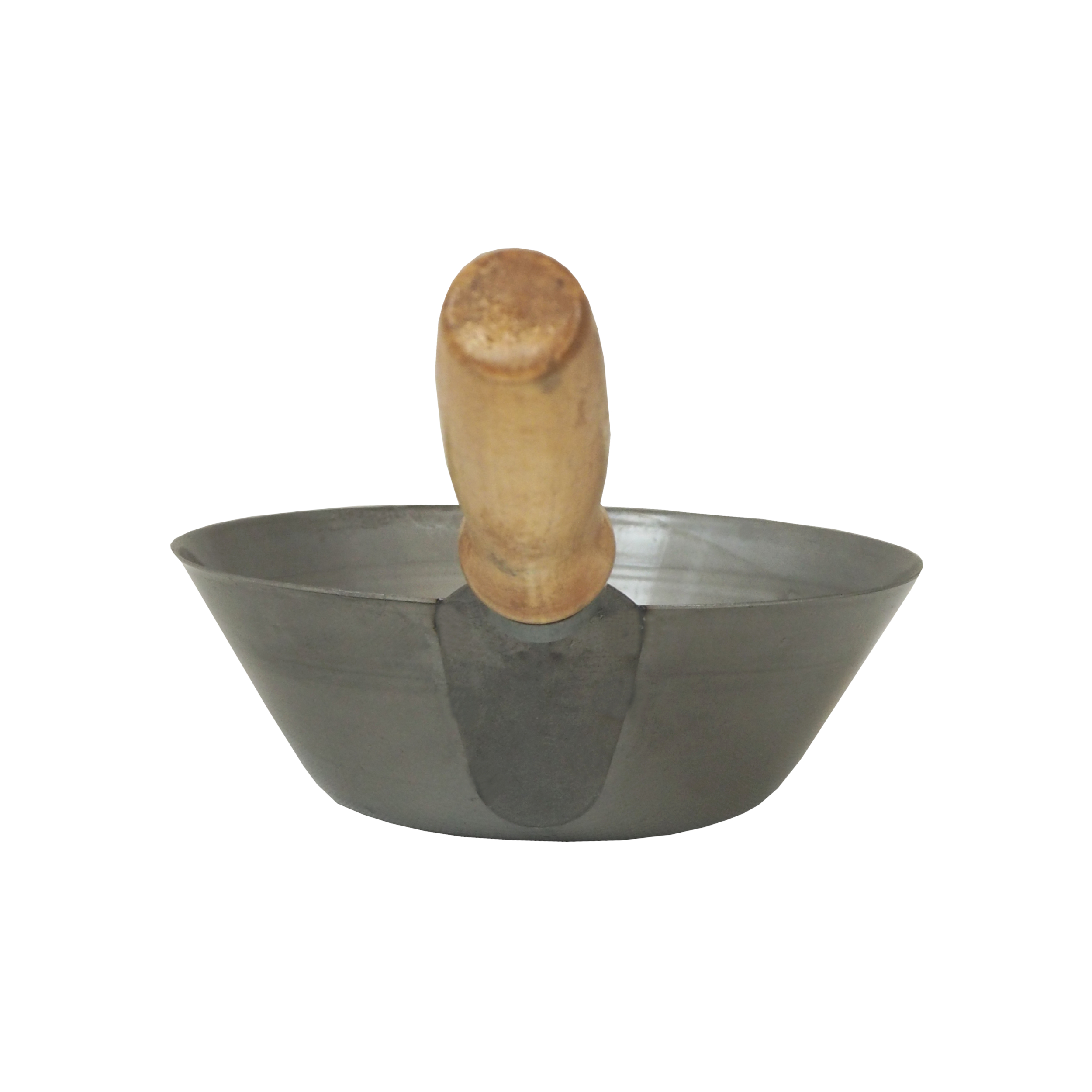TOPTRADE naběračka s rukojetí, ocelová Ø 210 mm