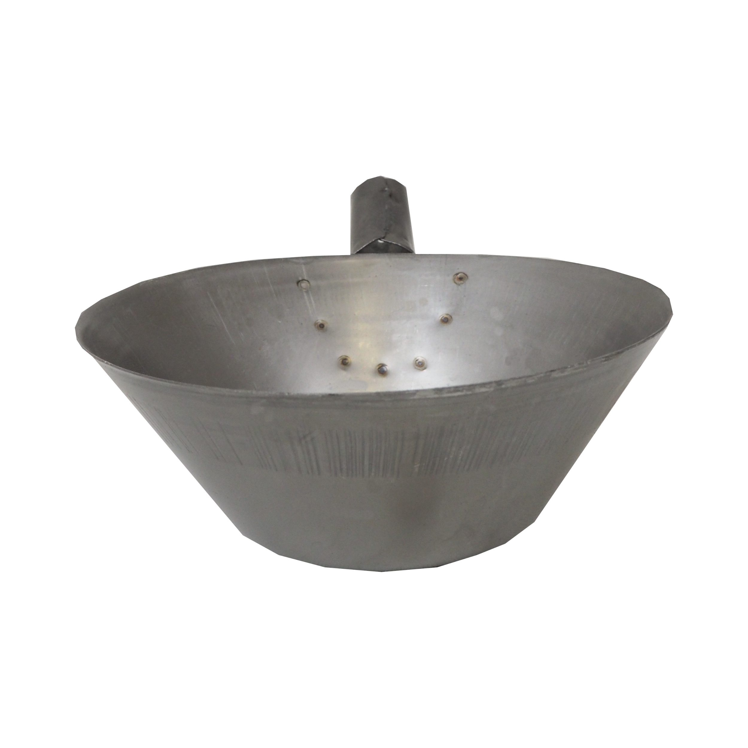TOPTRADE naběračka s tulejí, ocelová, Ø 210 mm