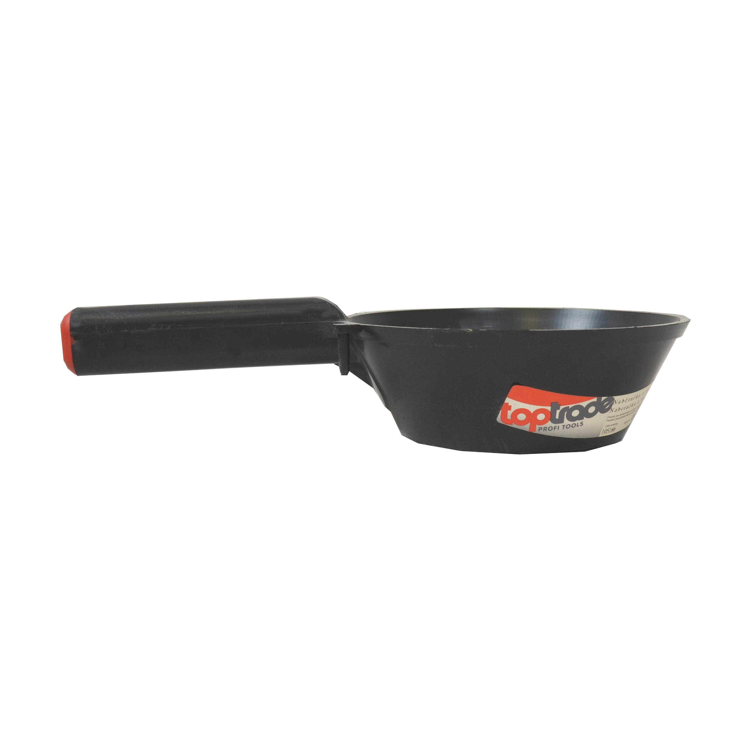 TOPTRADE naběračka s rukojetí, plast, Ø 180 mm