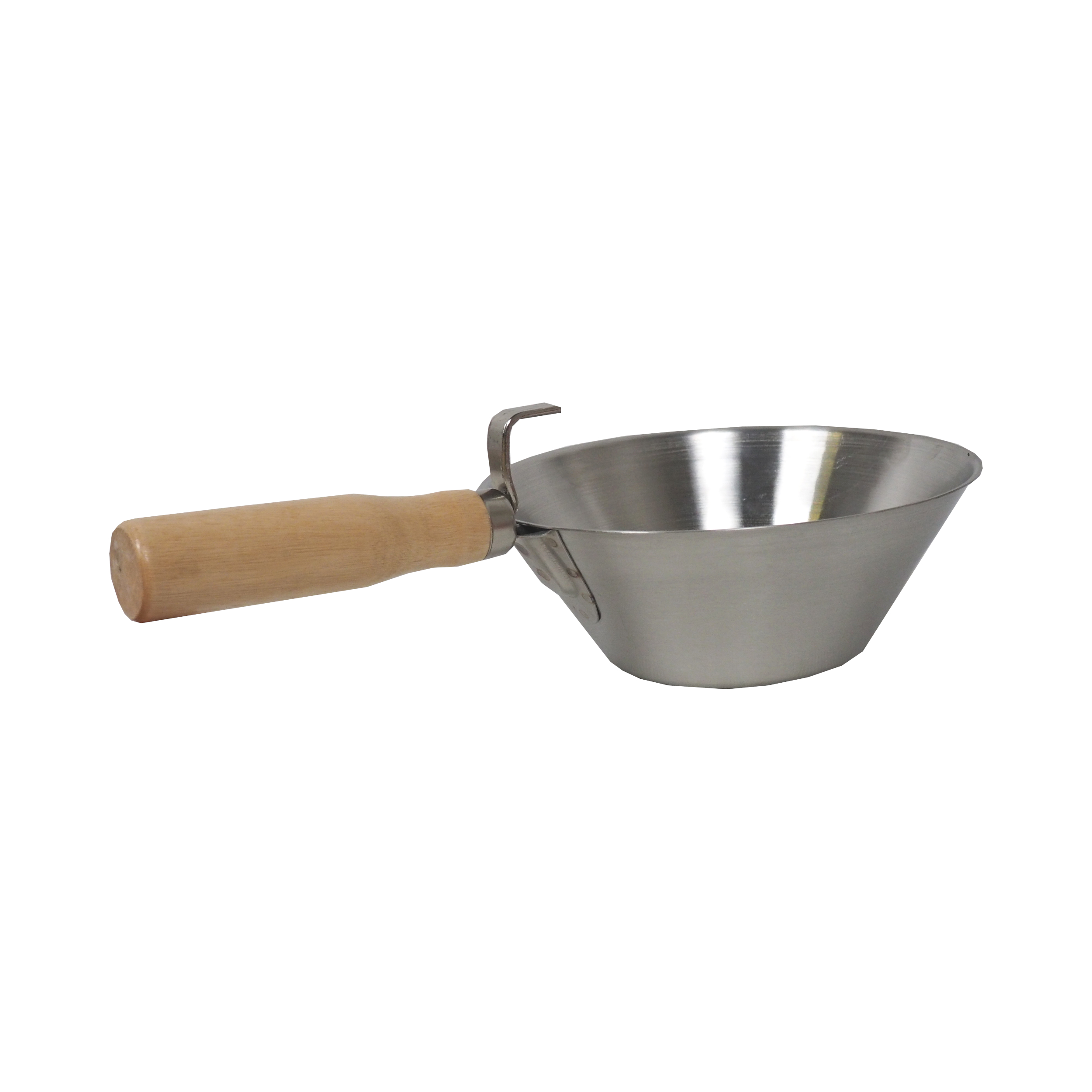 TOPTRADE naběračka s rukojetí, nerezová, Ø 180 mm