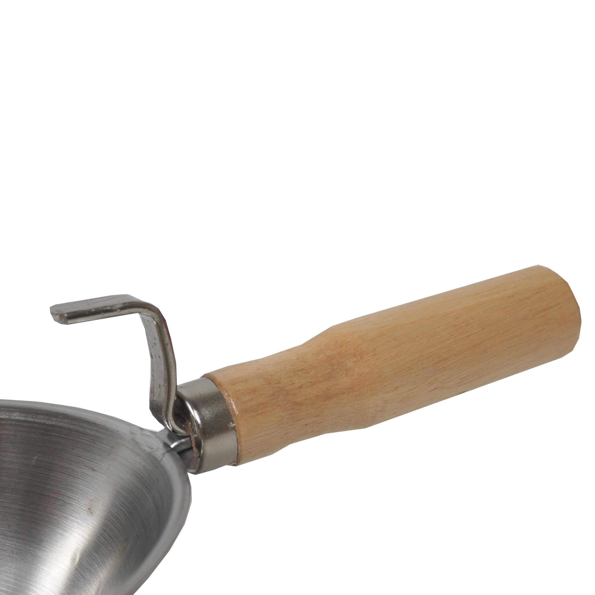 TOPTRADE naběračka s rukojetí, nerezová, Ø 180 mm