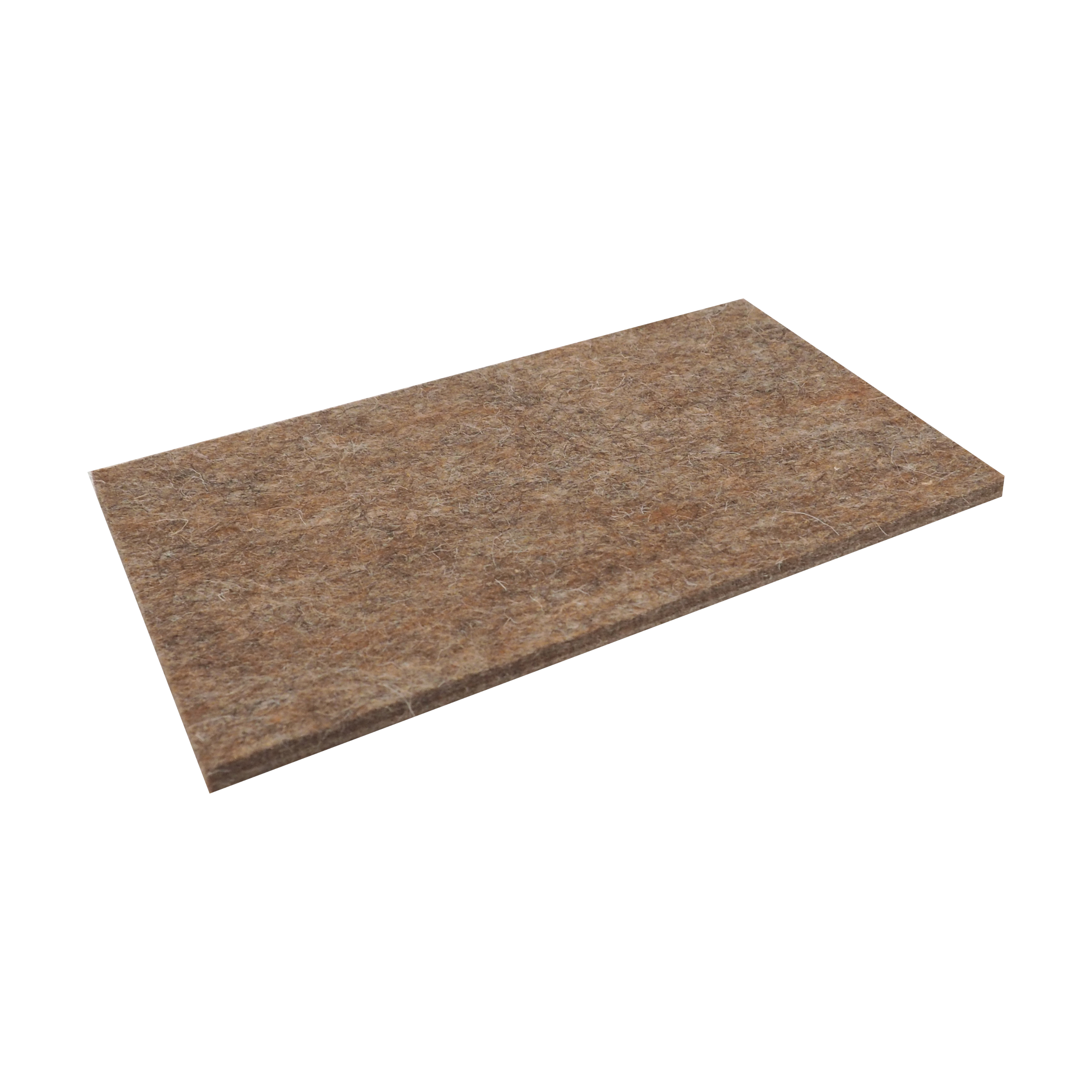 TOPTRADE náhradní povrch z hnědé plsti 250 × 130 × 10 mm