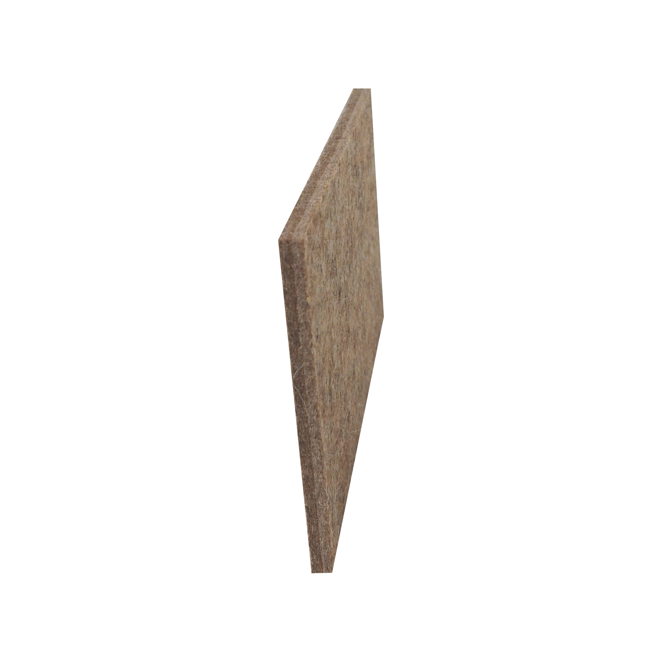 TOPTRADE náhradní povrch z hnědé plsti 250 × 130 × 10 mm