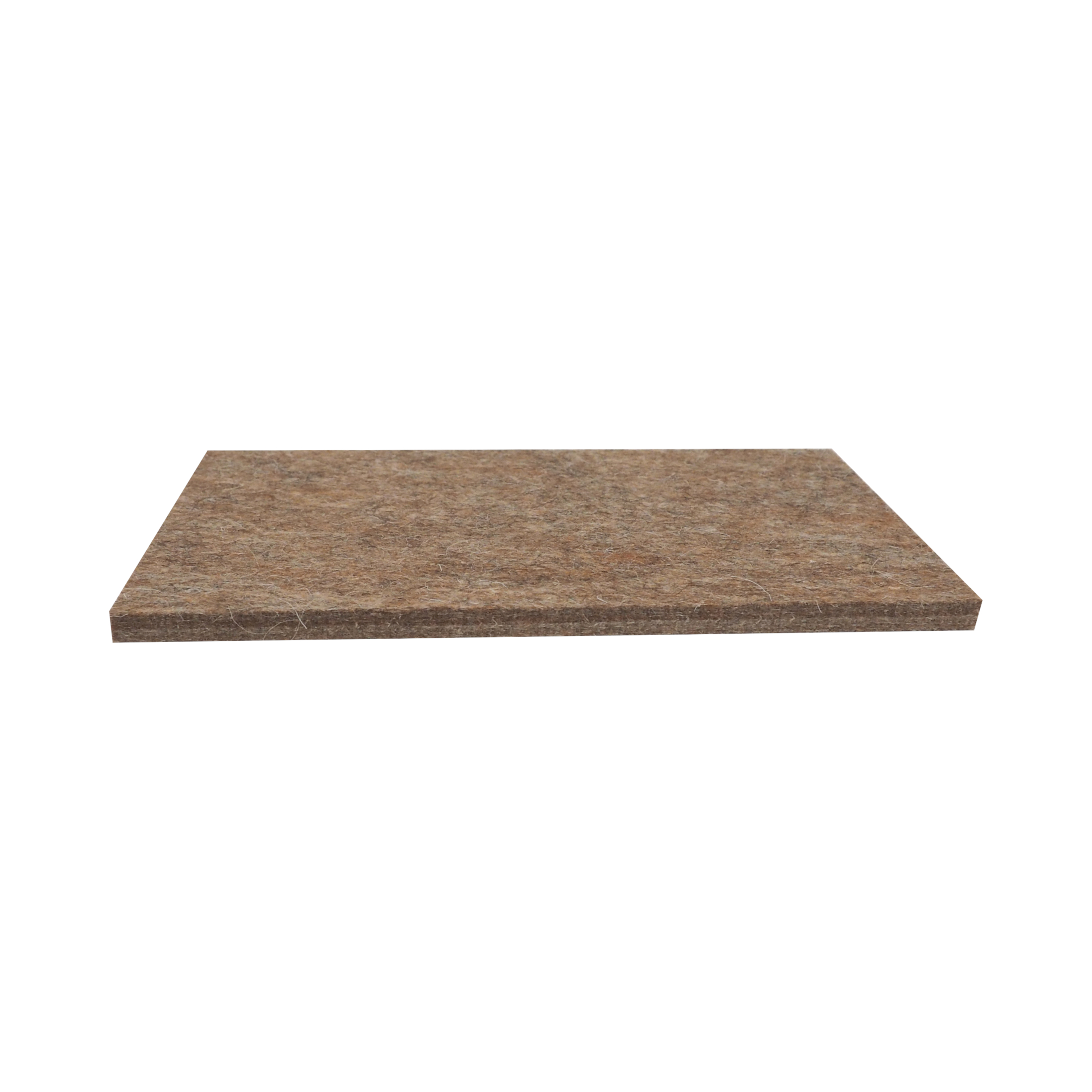 TOPTRADE plstěná tabule hnědá 1080 × 1080 × 10 mm
