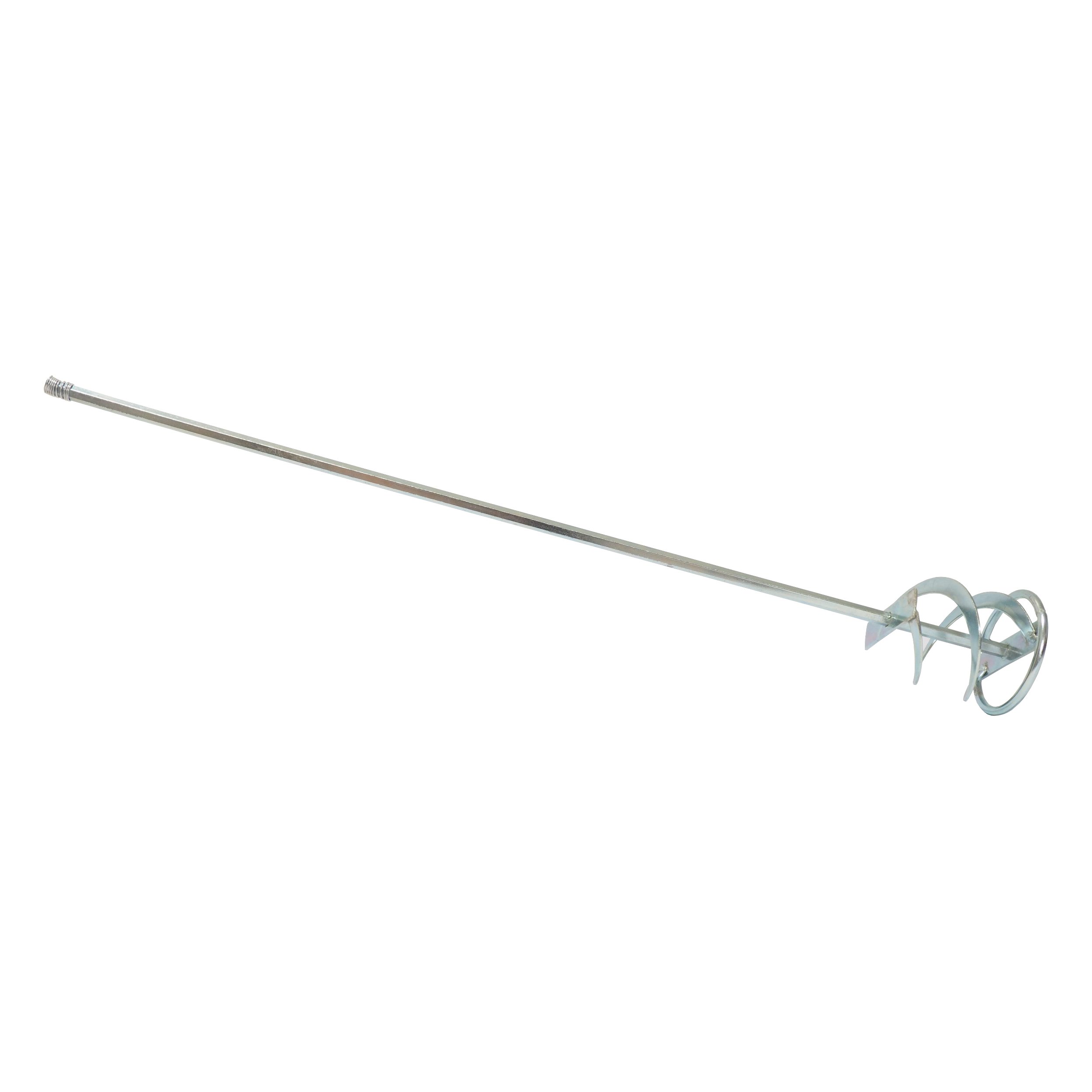 TOPTRADE spirálové míchadlo s kruhem Ø 120 mm, pozinkované