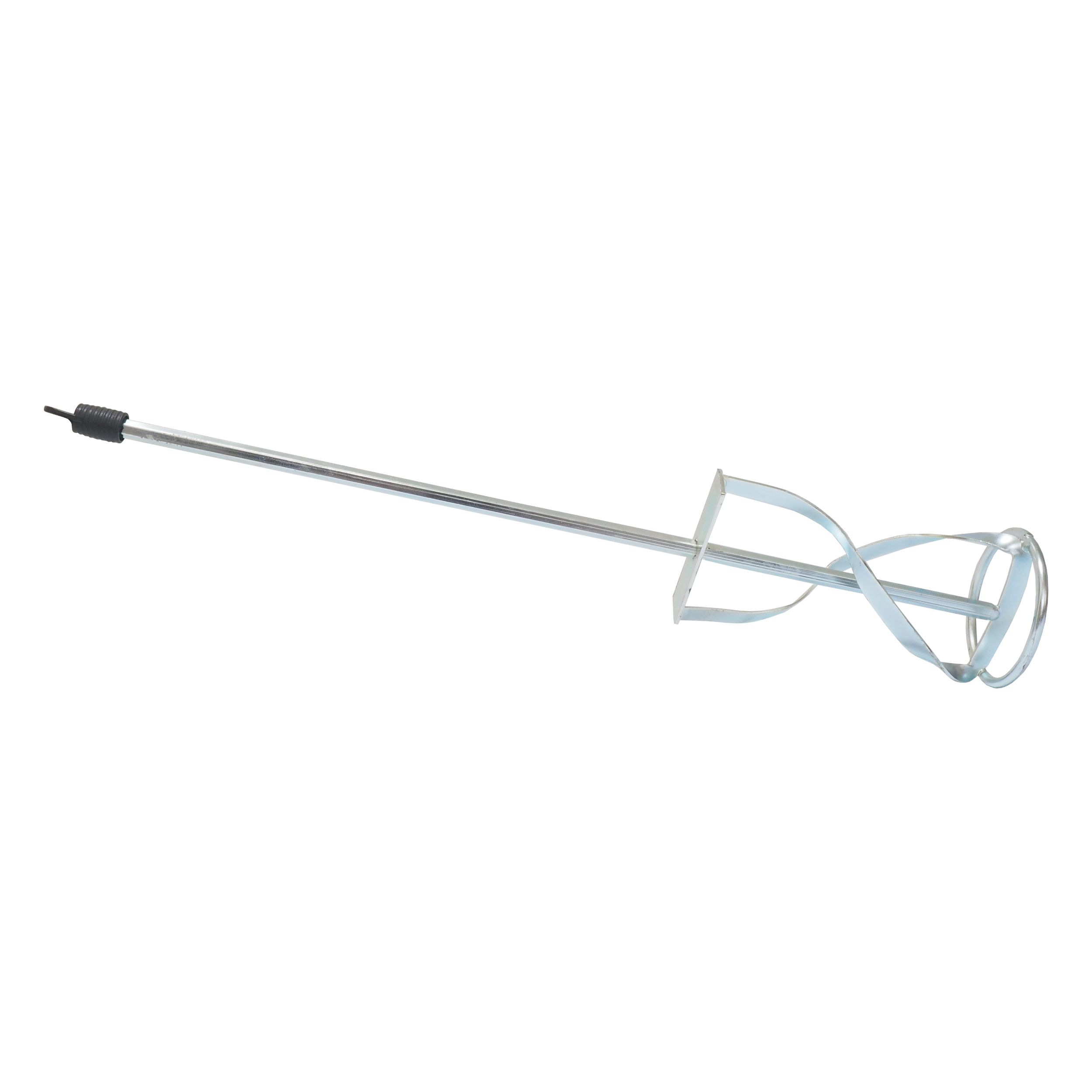 TOPTRADE míchadlo plechové s kruhem Ø 120 mm, pozinkované – hobby