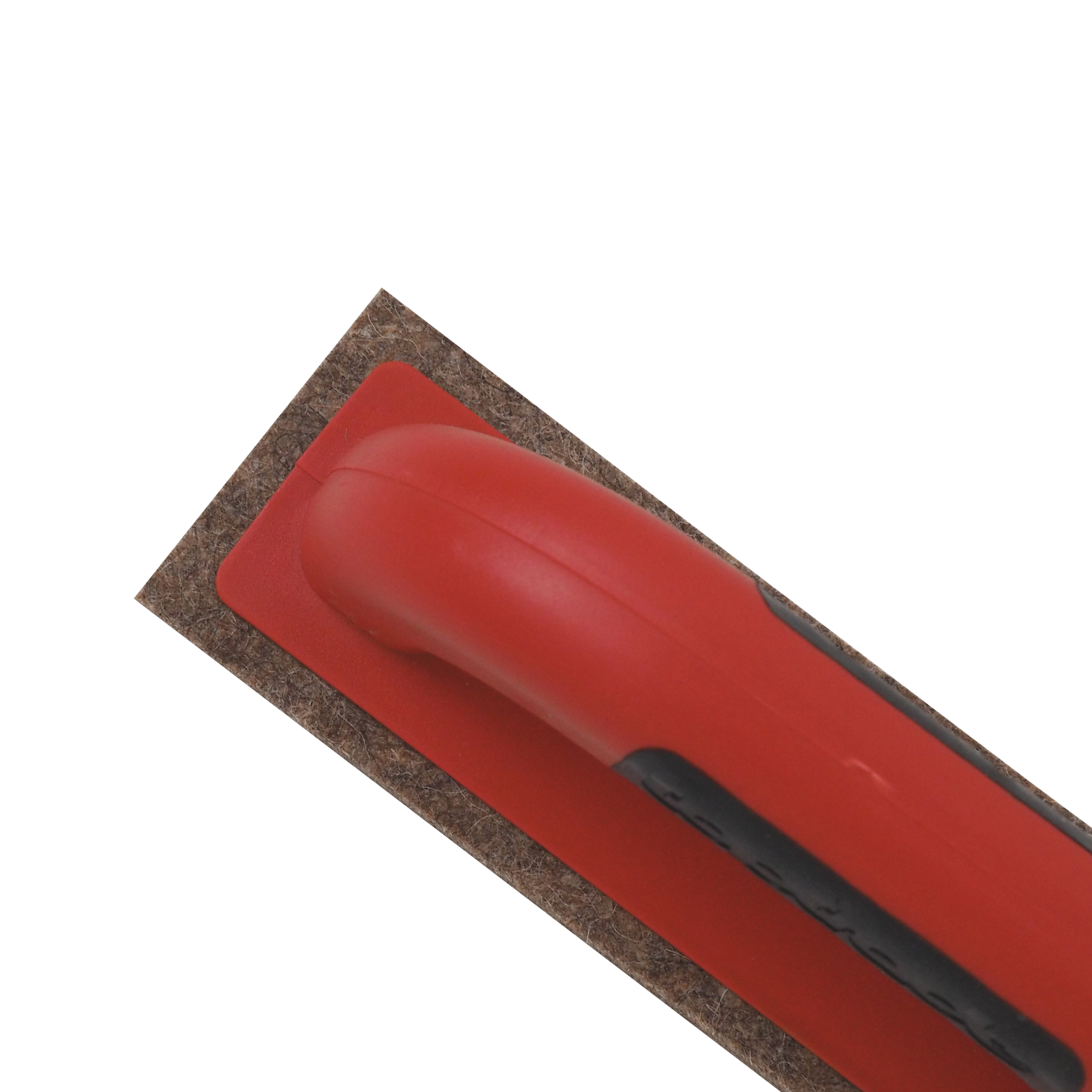 TOPTRADE hladítko ABS s hnědou plstí, špaletové PROFESSIONAL 220×65×10 mm