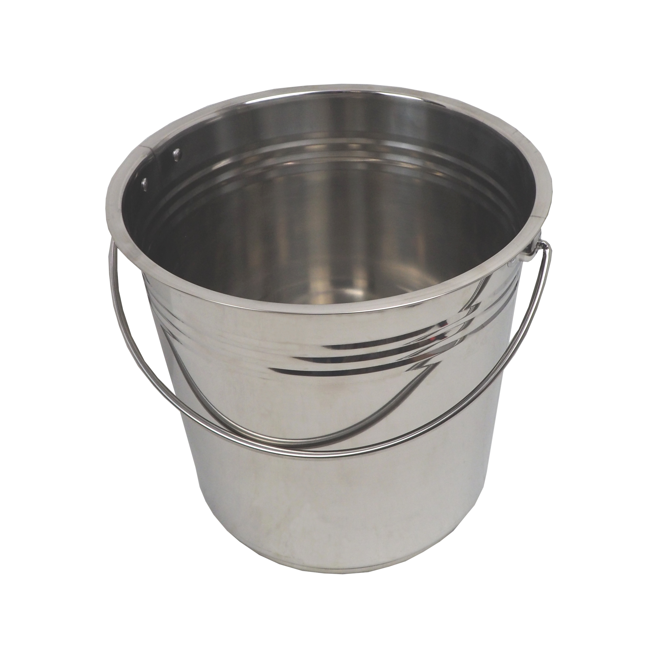 TOPTRADE vědro nerezové 18 l – 105290 (Nerezové vědro, objem 18 l, tl. 0,8 mm)