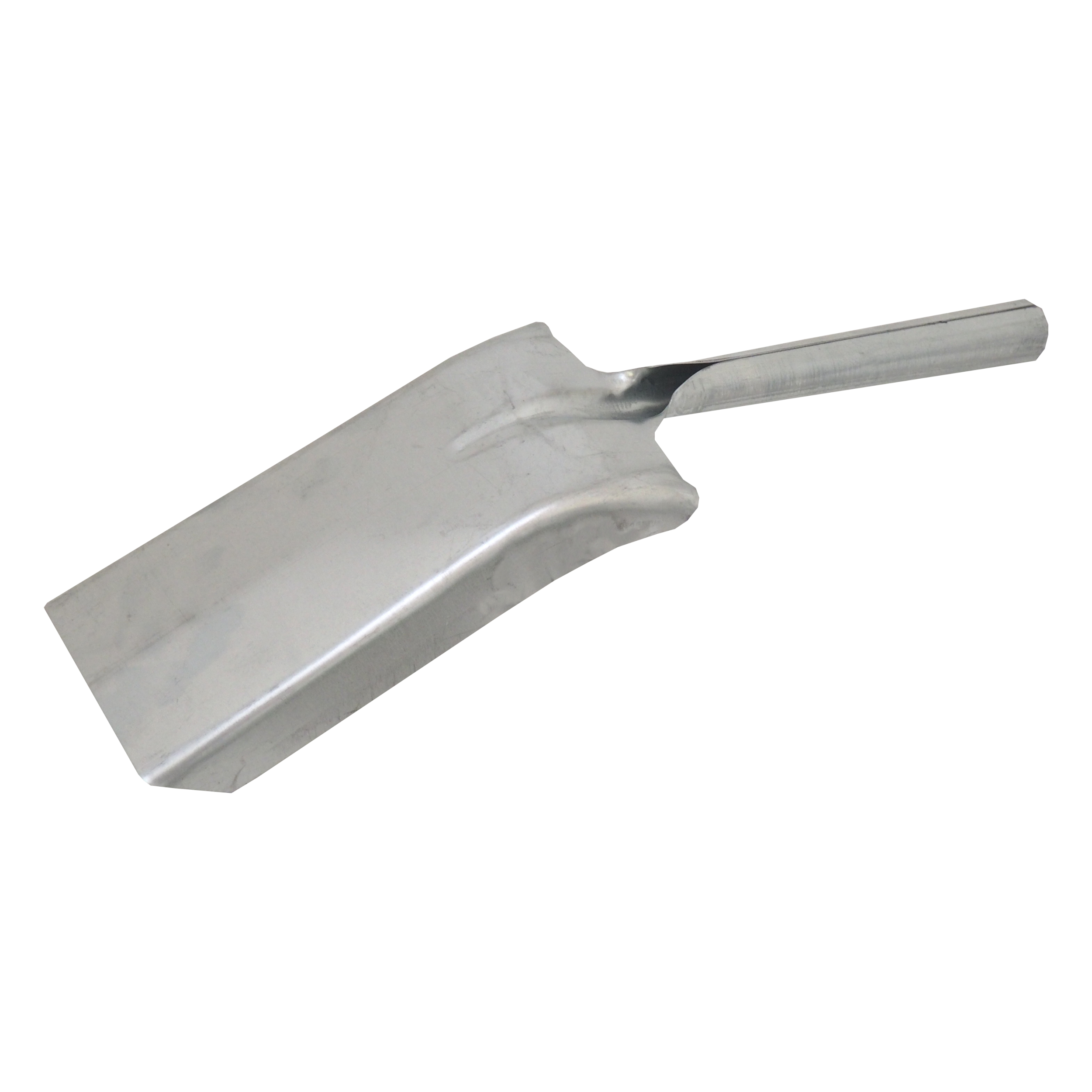 TOPTRADE lopatka na uhlí, celopozinkovaná, úzká – 410 × 105 mm