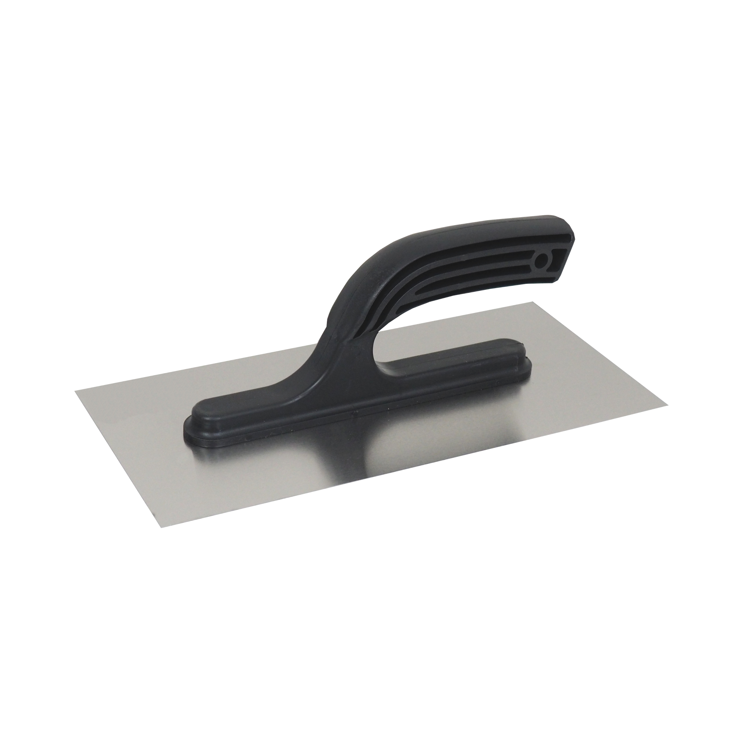 Levně TOPTRADE hladítko nerezové 270 × 130 mm, hladké – plastová rukojeť (Rozměr 270 × 130 mm | Hobby provedení | Nerez, plastová rukojeť)