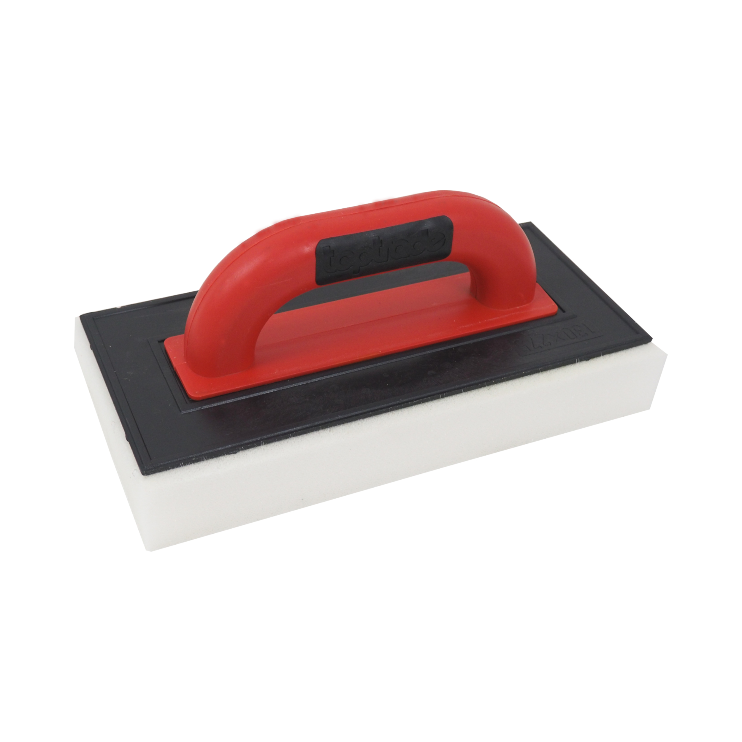 TOPTRADE hladítko ABS s jemným řezaným molitanem 280 × 140 × 40 mm