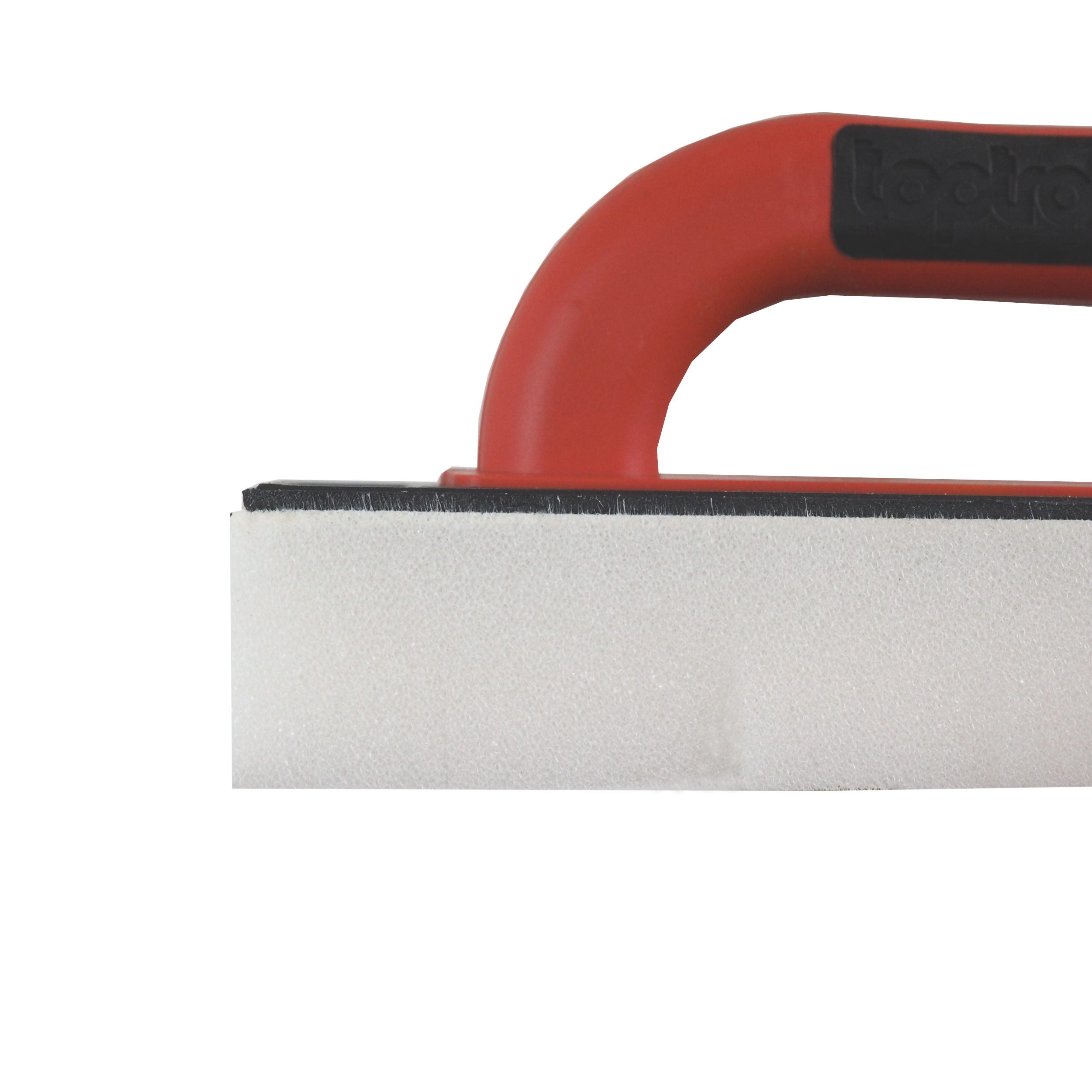 TOPTRADE hladítko ABS s jemným řezaným molitanem 280 × 140 × 40 mm