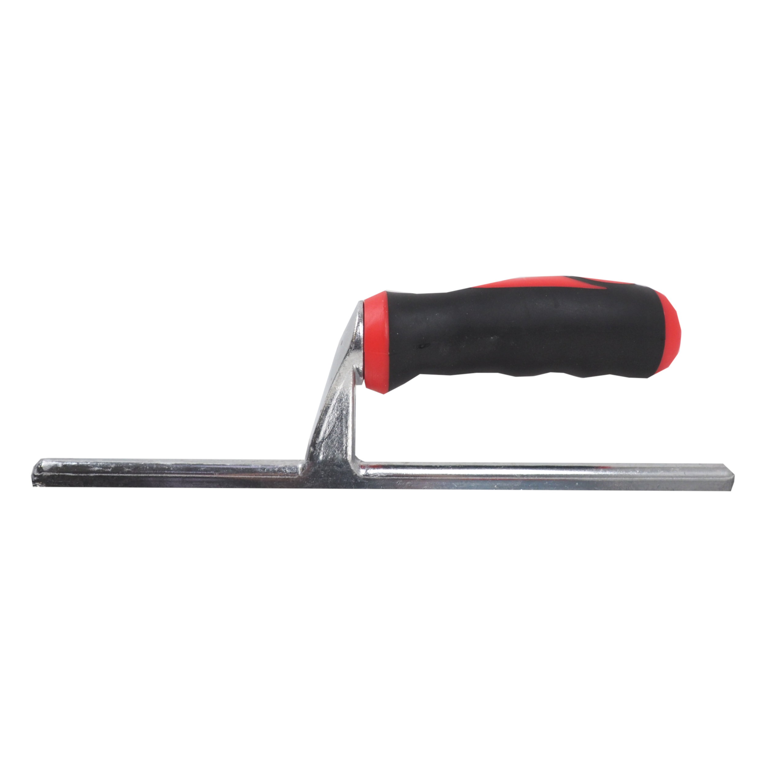 TOPTRADE hladítko nerezové 360×120 mm, hladké, pogumovaná rukojeť