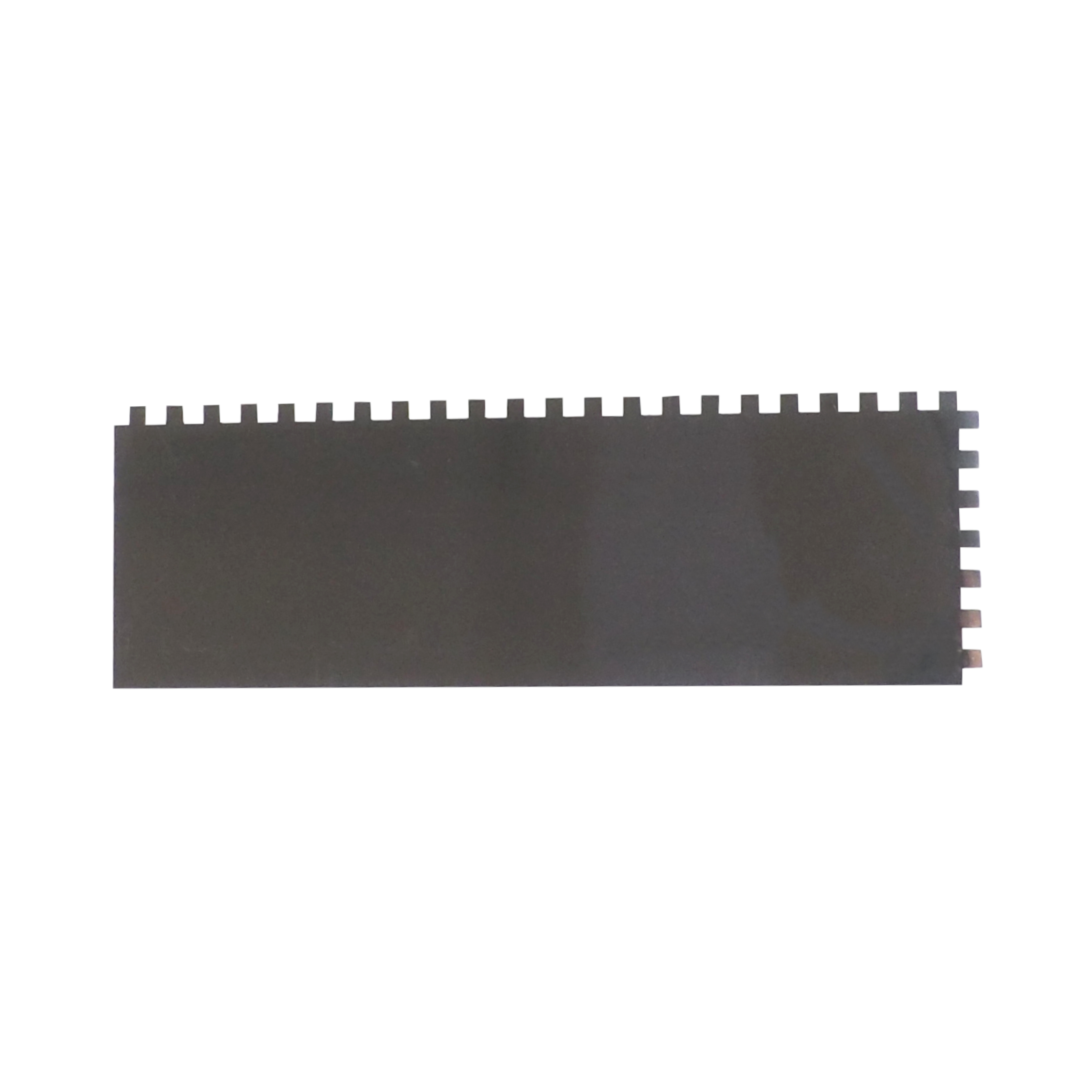 TOPTRADE hladítko nerezové, pogumovaná rukojeť, zub 8 mm, 360 × 120 mm