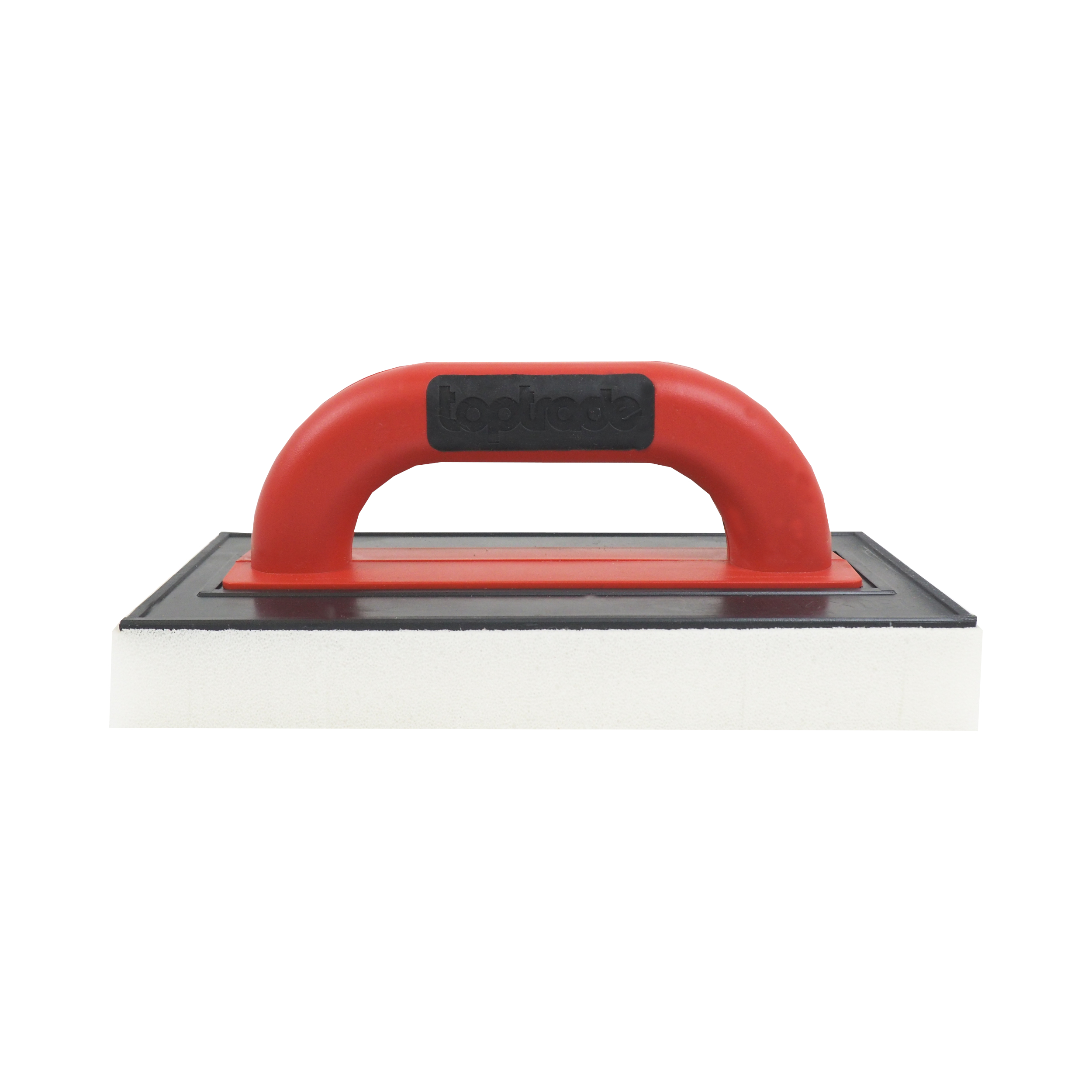 TOPTRADE hladítko ABS – jemný řezaný molitan, 280 × 140 × 30 mm