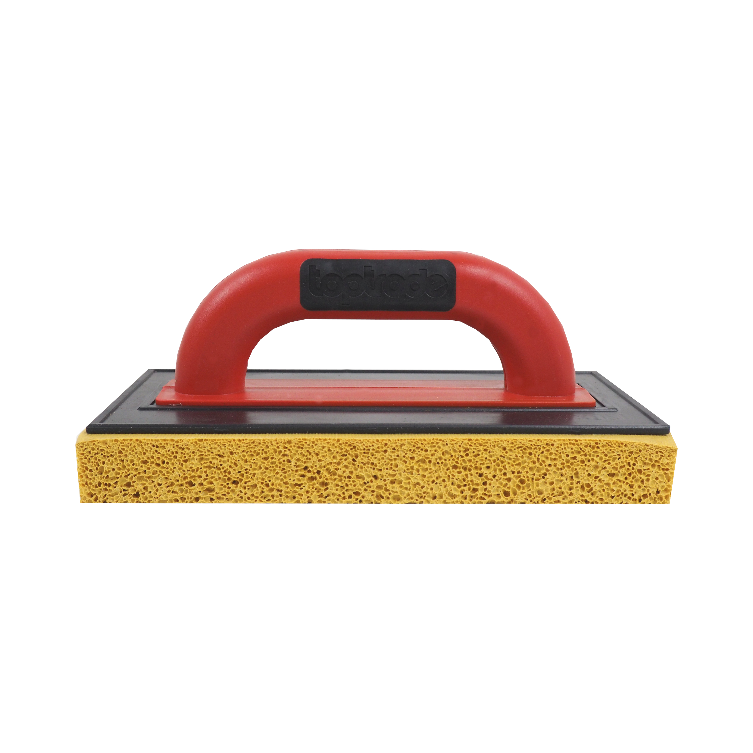 TOPTRADE hladítko s jemnou houbou ABS 280 × 140 × 30 mm