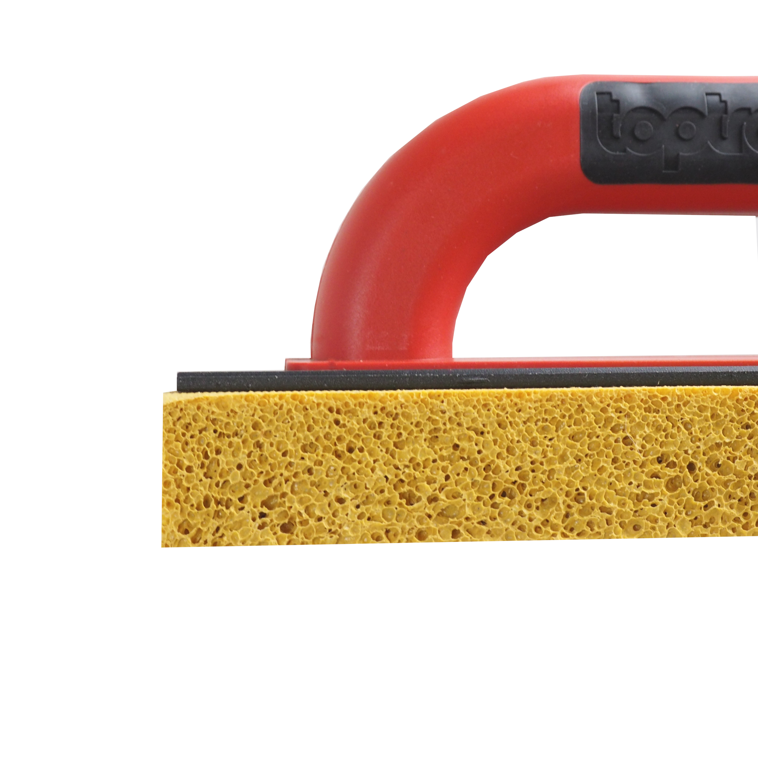 TOPTRADE hladítko s jemnou houbou ABS 280 × 140 × 30 mm