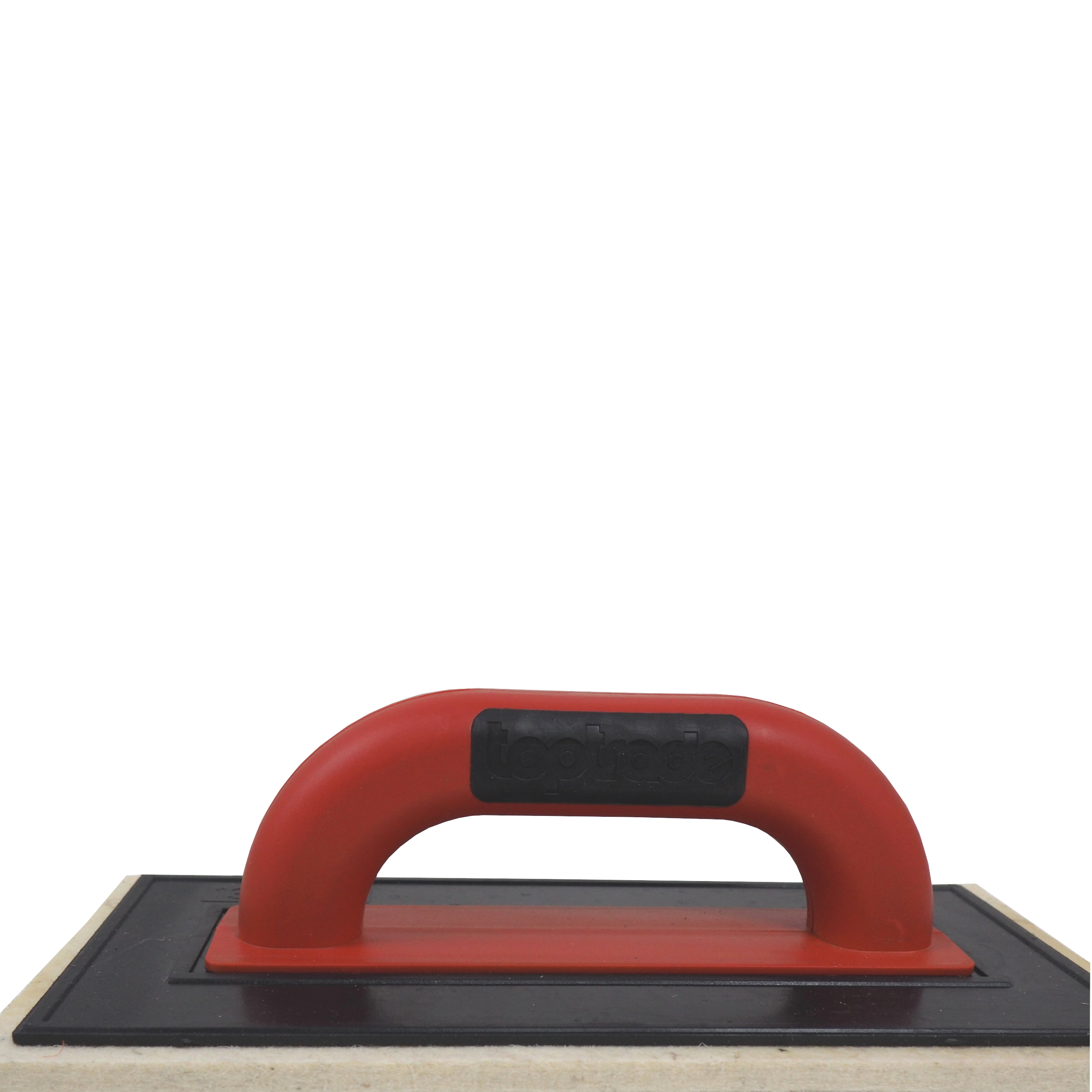 TOPTRADE filcové hladítko ABS, bílá plst, PROFESSIONAL 280 × 140 × 8 mm
