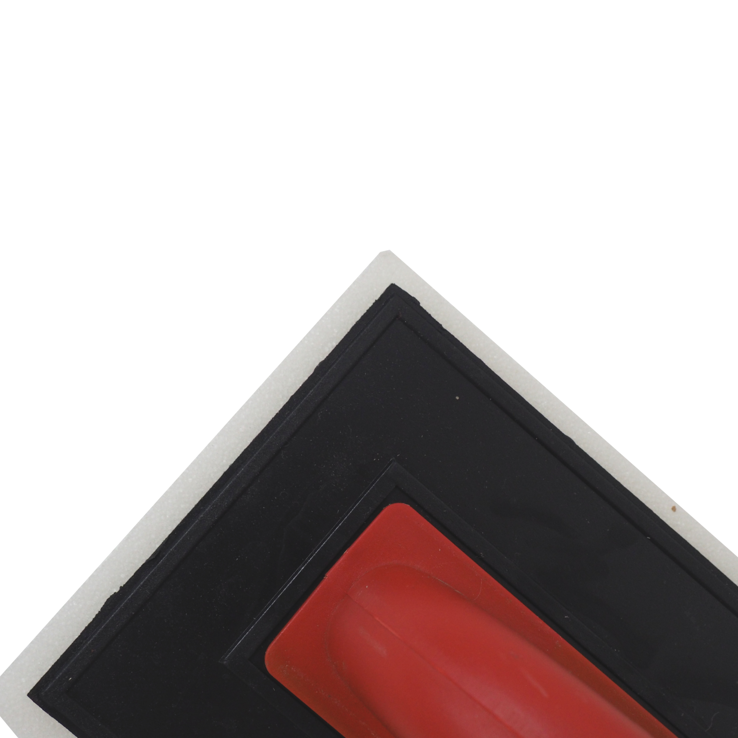 TOPTRADE hladítko ABS s jemným molitanem 280×140×30 mm