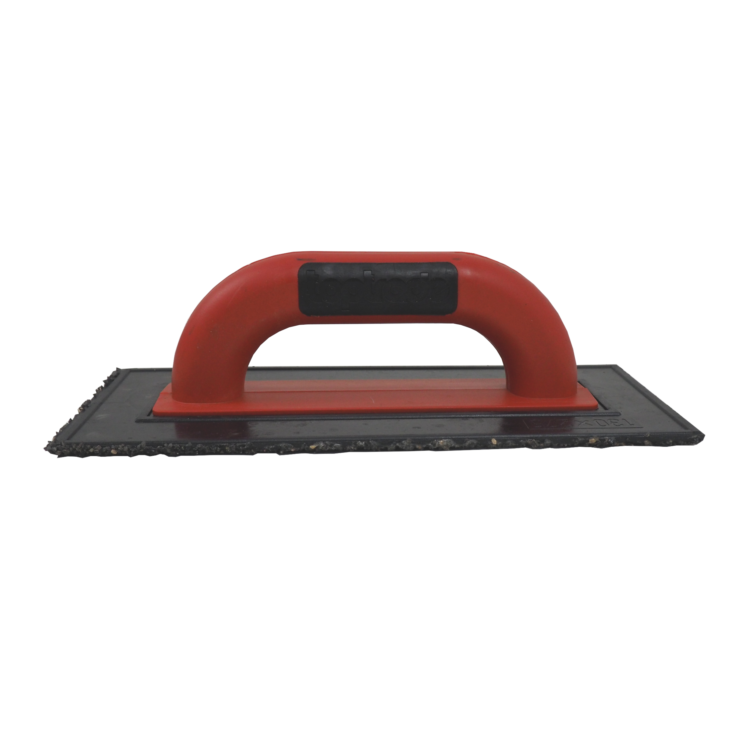 TOPTRADE hladítko ABS brusné s kamínky, zrnitost 12, 275×125 mm