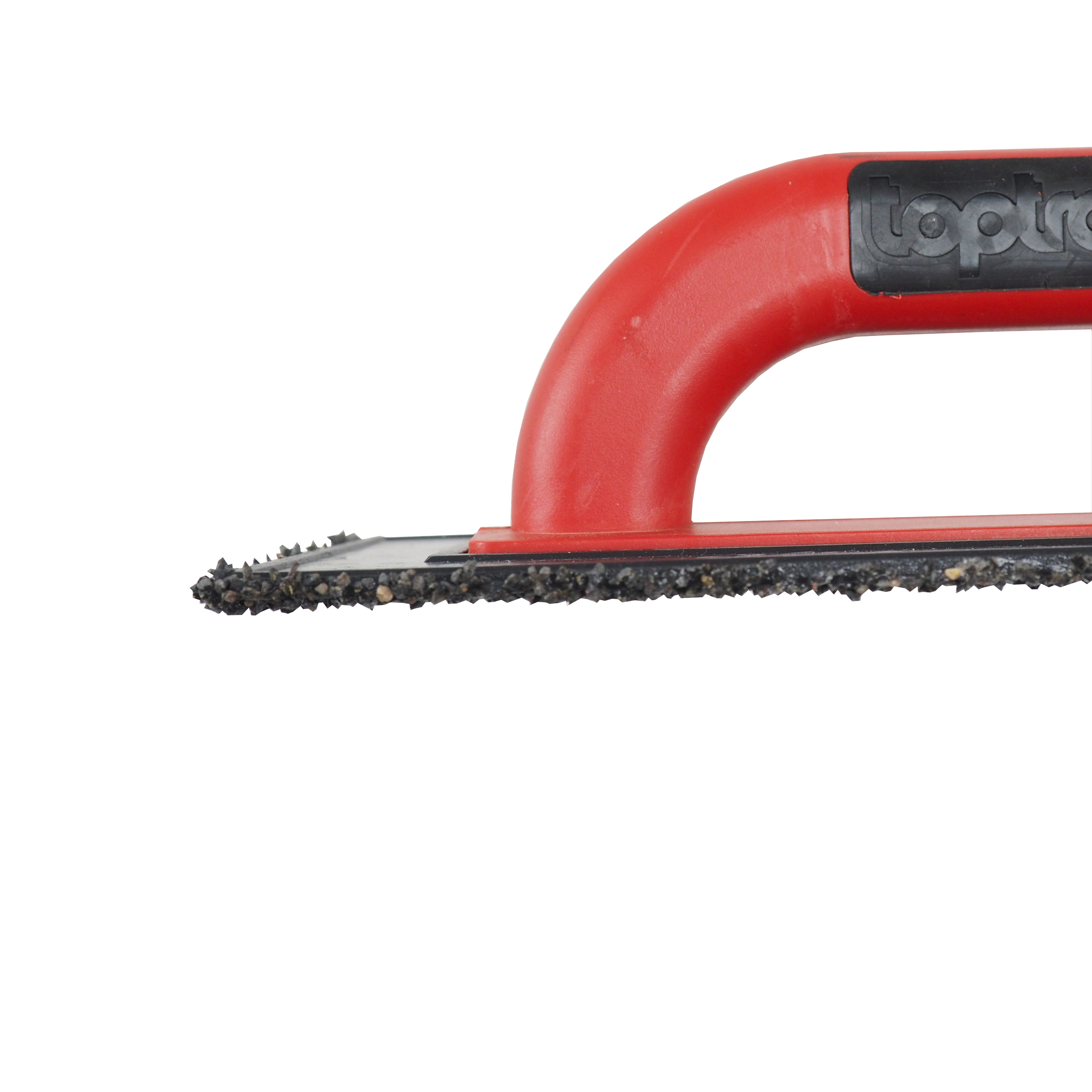 TOPTRADE hladítko ABS brusné s kamínky, zrnitost 12, 275×125 mm