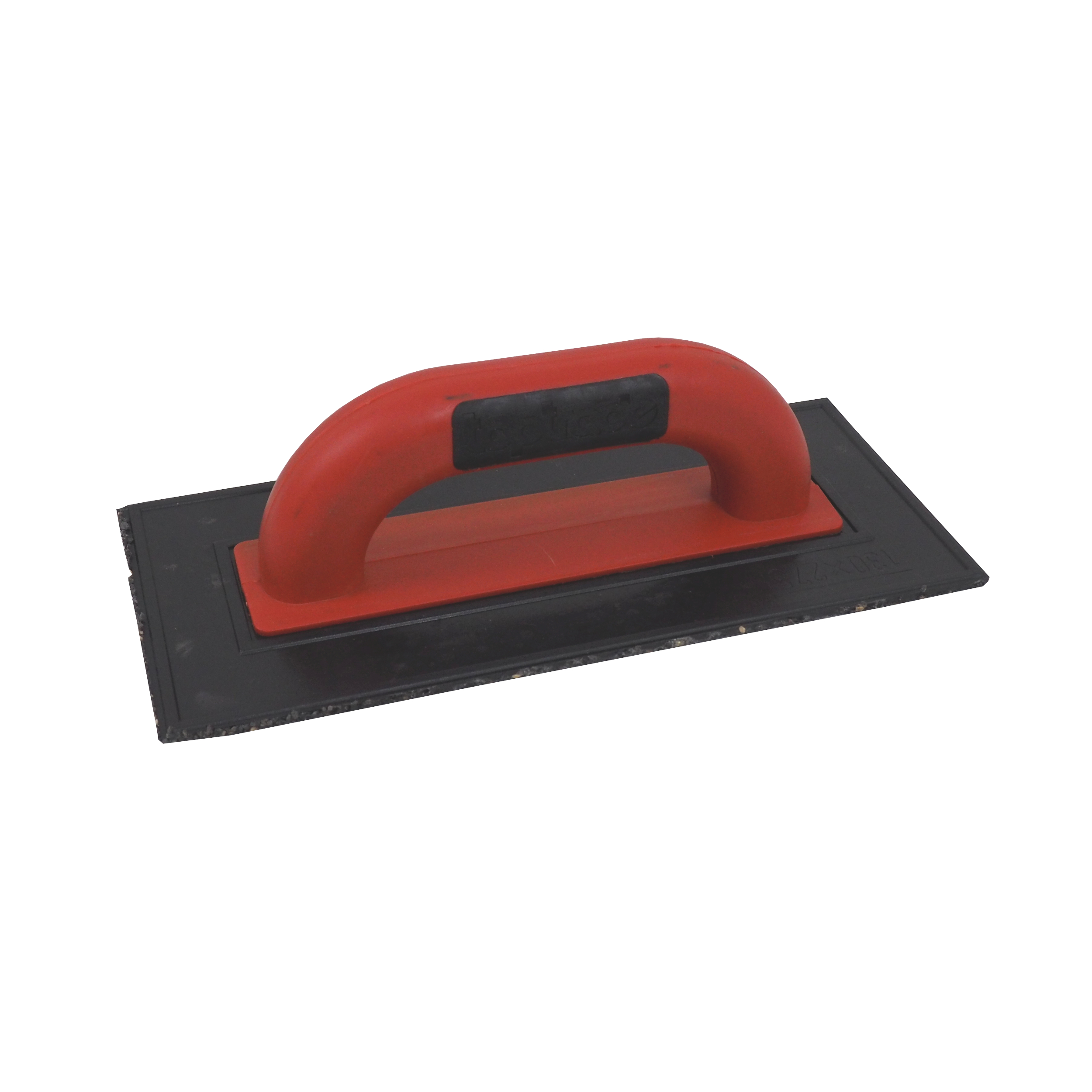 TOPTRADE hladítko ABS – brusné s kamínky, zrnitost 16, 275 × 125 mm
