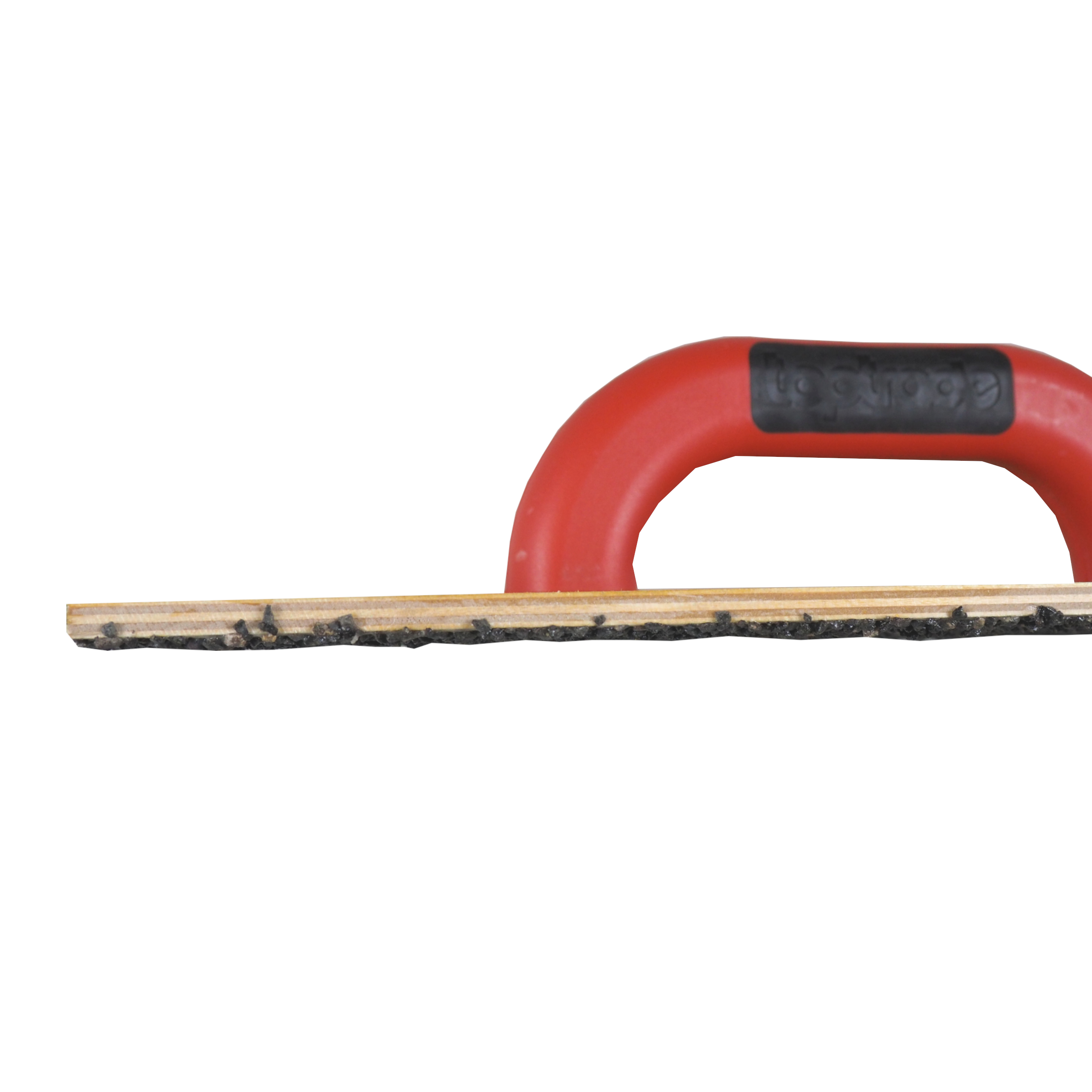 TOPTRADE brusné hladítko s kamínky a papírem, MDF, 353 × 183 mm, zrno 16