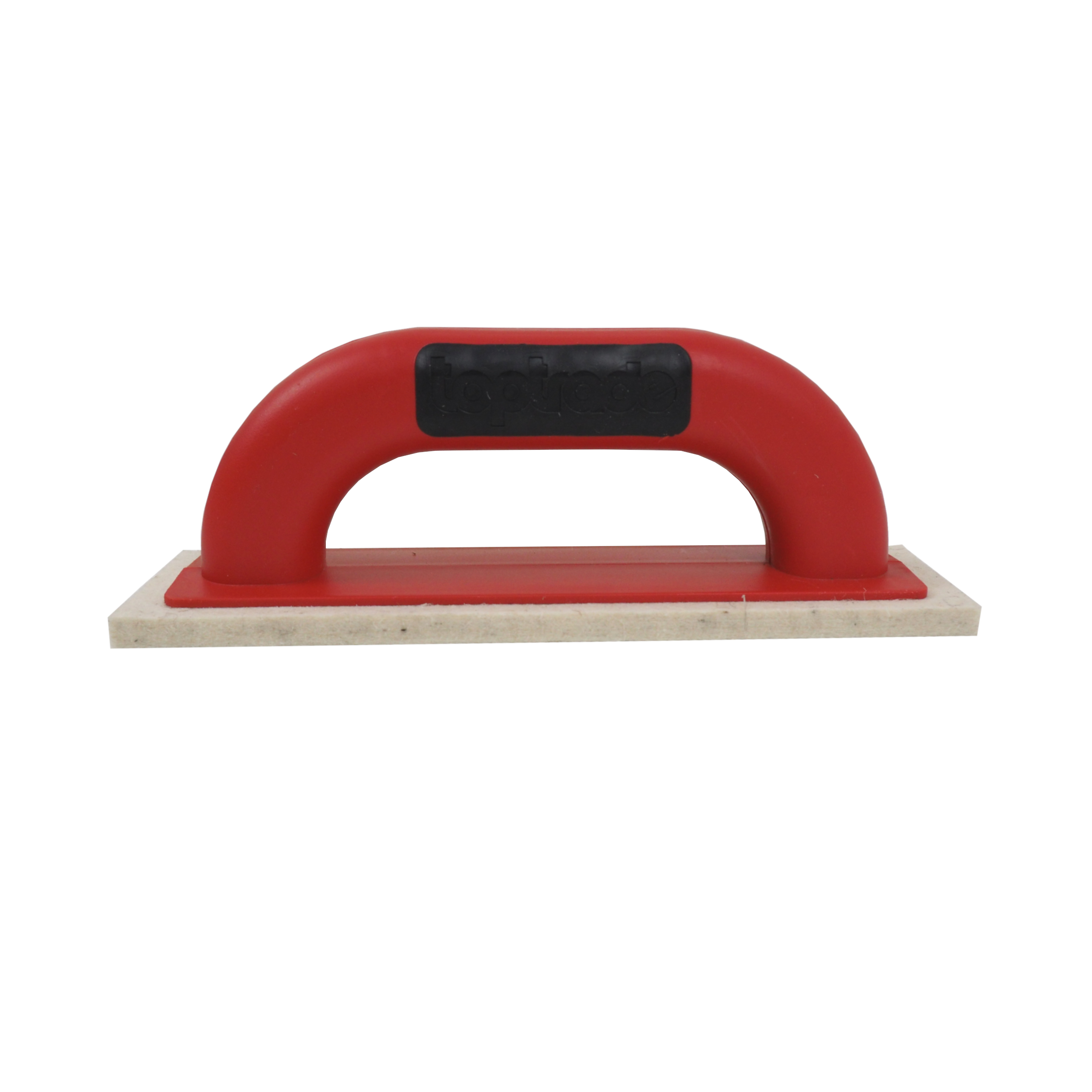 TOPTRADE hladítko ABS s bílou plstí, špaletové, Professional 220×65×8 mm