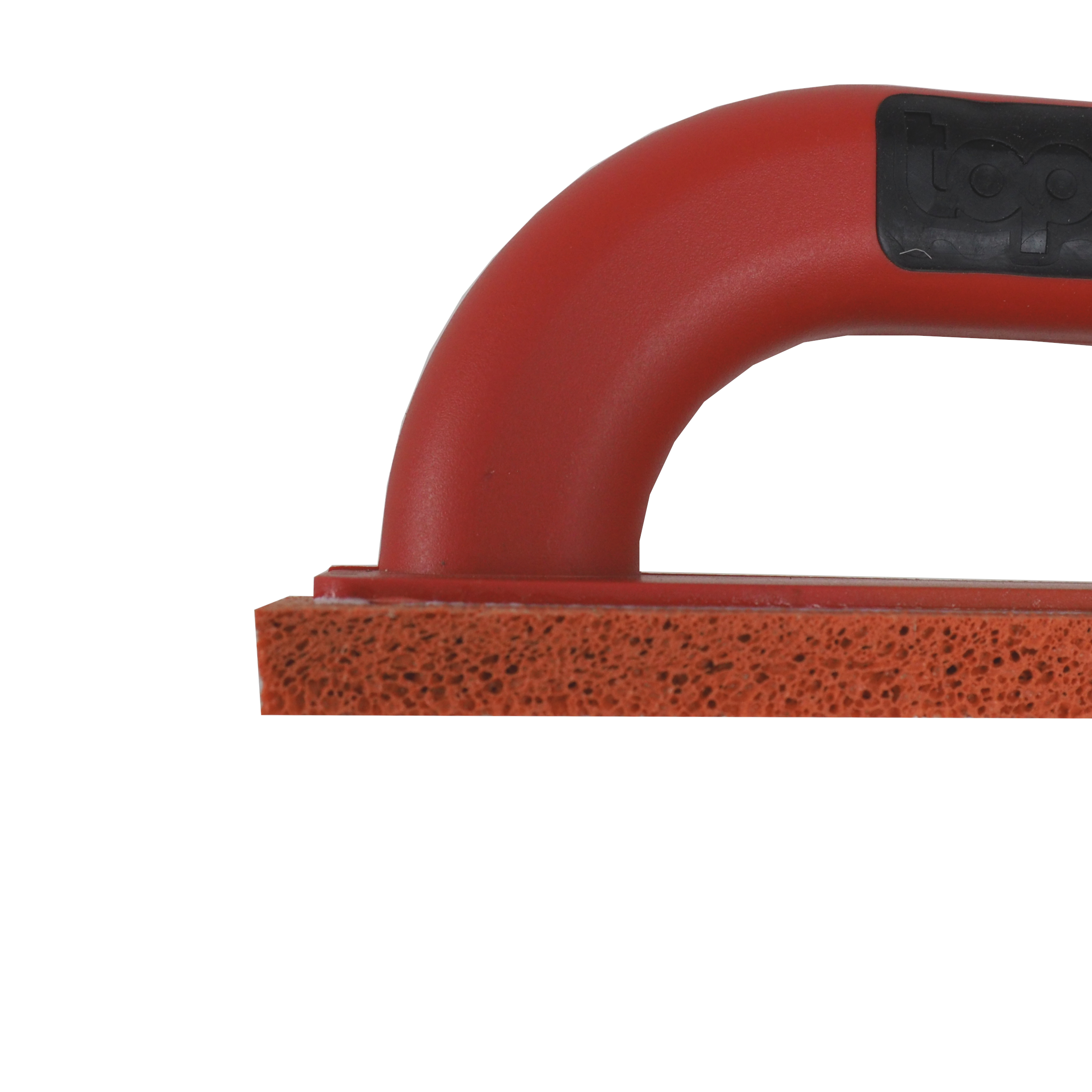 TOPTRADE špaletové hladítko s jemnou houbou, ABS 220 × 65 × 12 mm