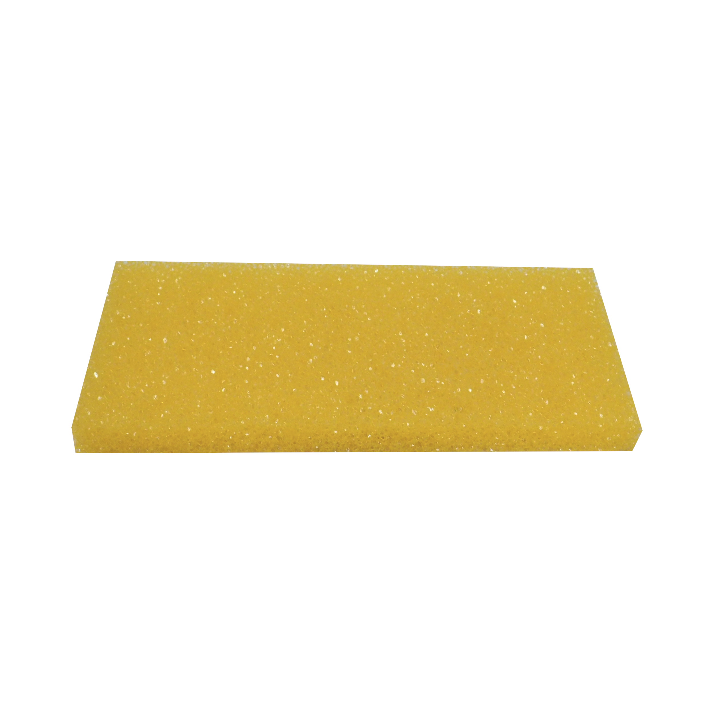 TOPTRADE náhradní povrch na hladítko, molitan hrubý, 250 × 130 × 20 mm